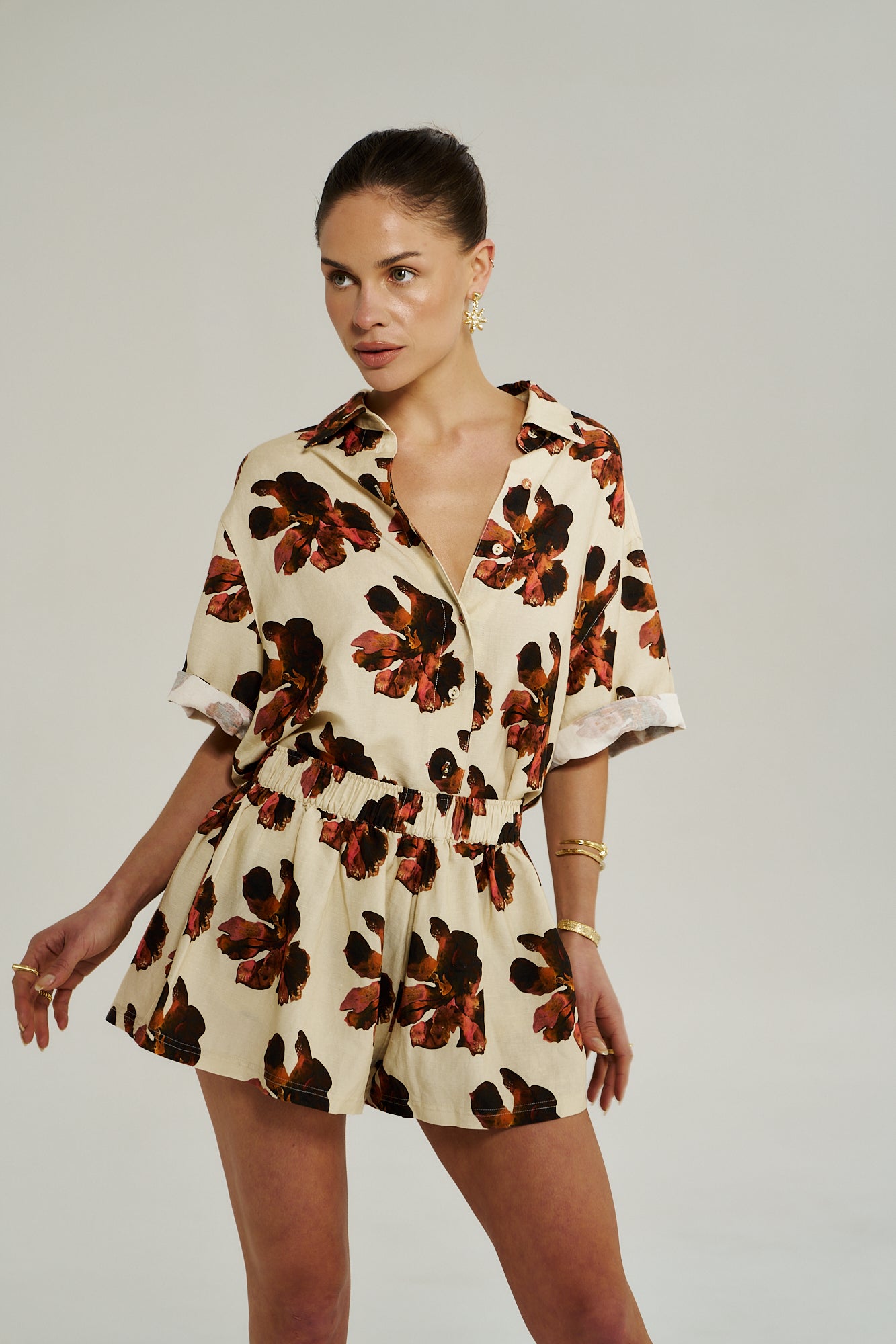 BIG SHIRT - BUTTER FLEUR