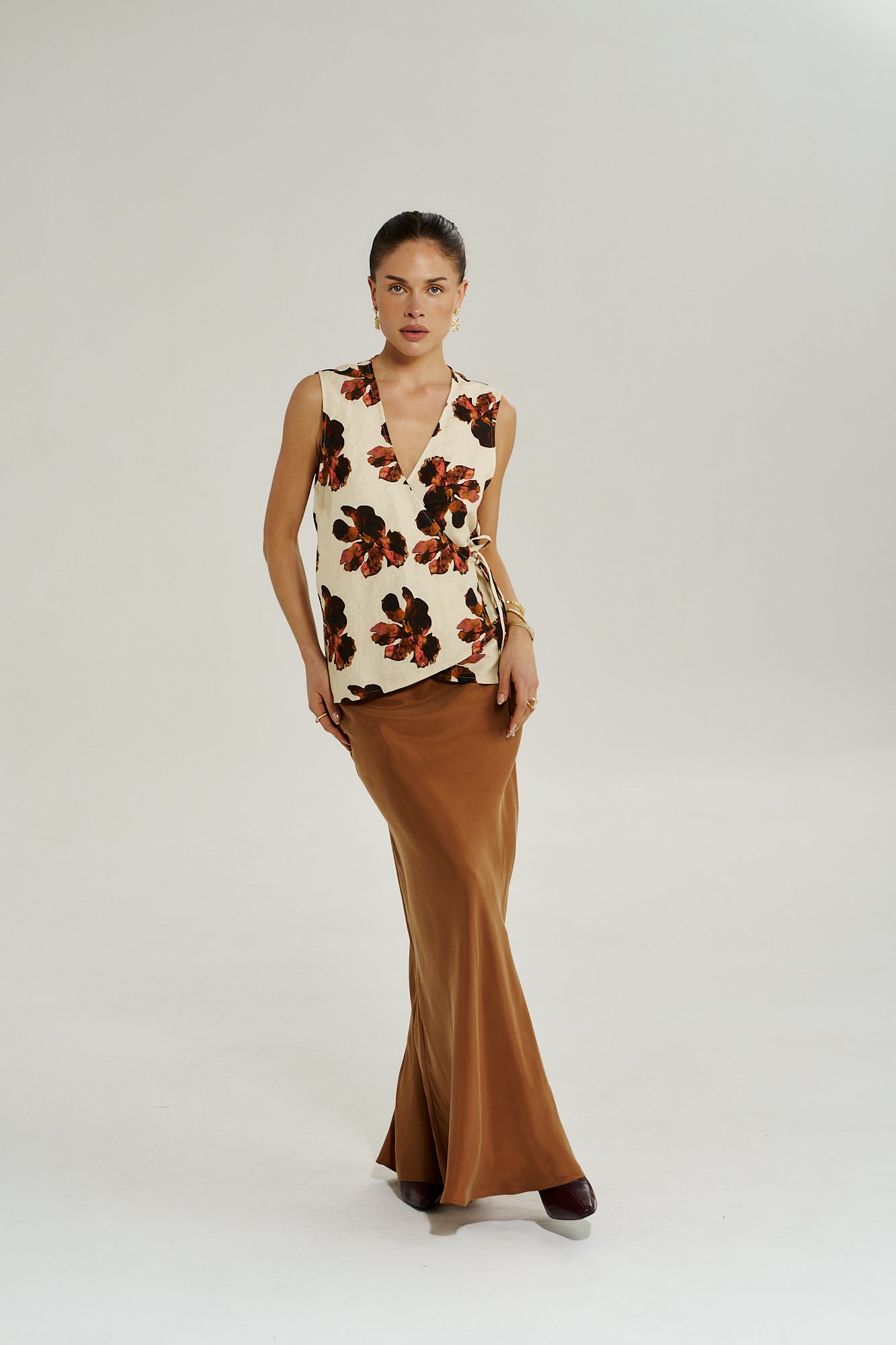 WRAP VEST - BUTTER FLEUR