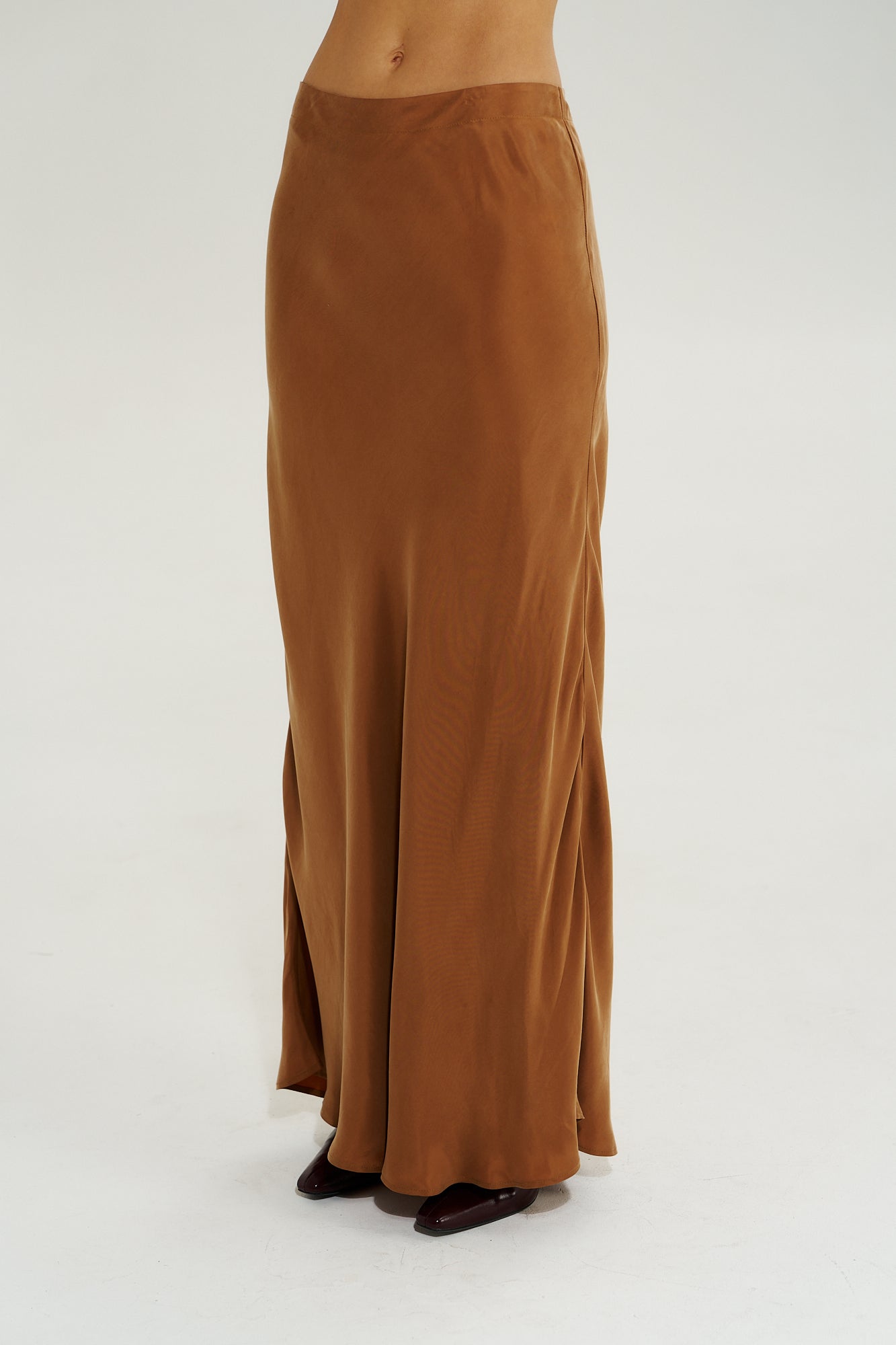 HEIDI MAXI SKIRT - TOFFEE