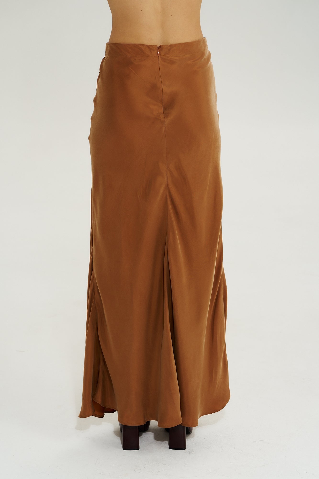 HEIDI MAXI SKIRT - TOFFEE