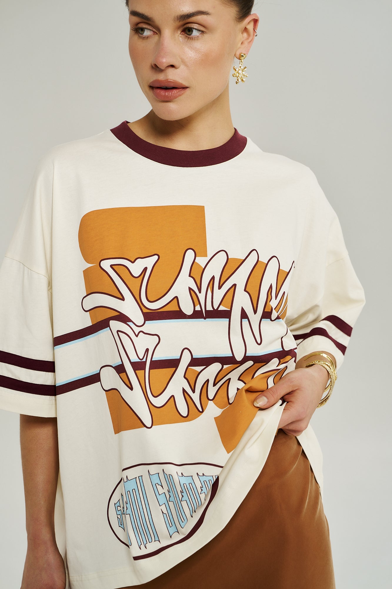 BORDEAUX 55 TEE - VINTAGE WHITE