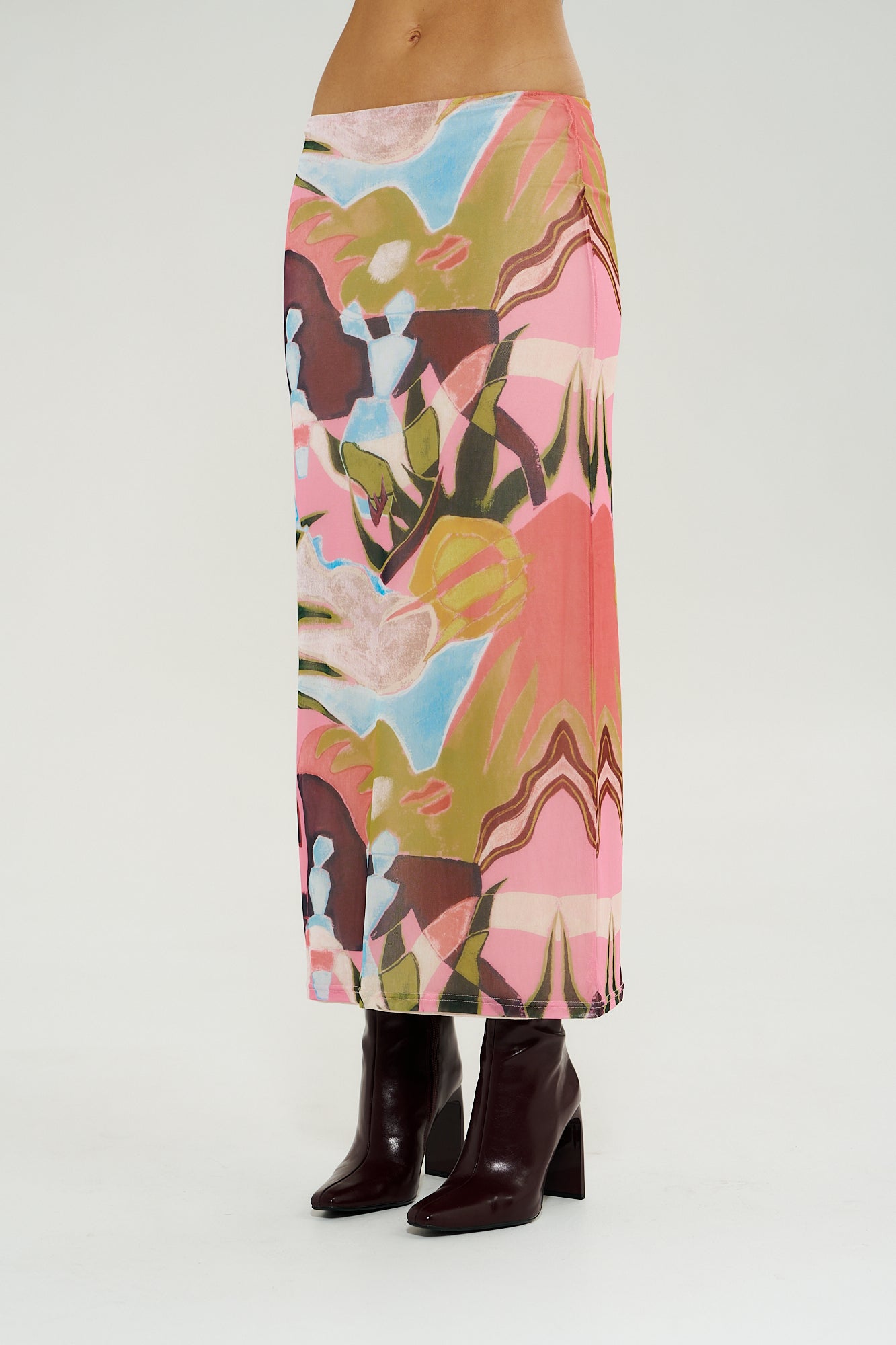 MESH MAXI SKIRT - WONDERLAND