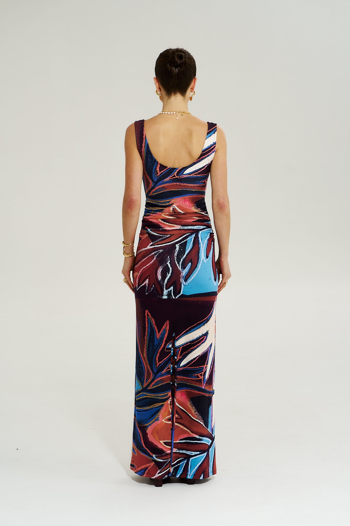 EMMA MAXI DRESS - BORDEAUX