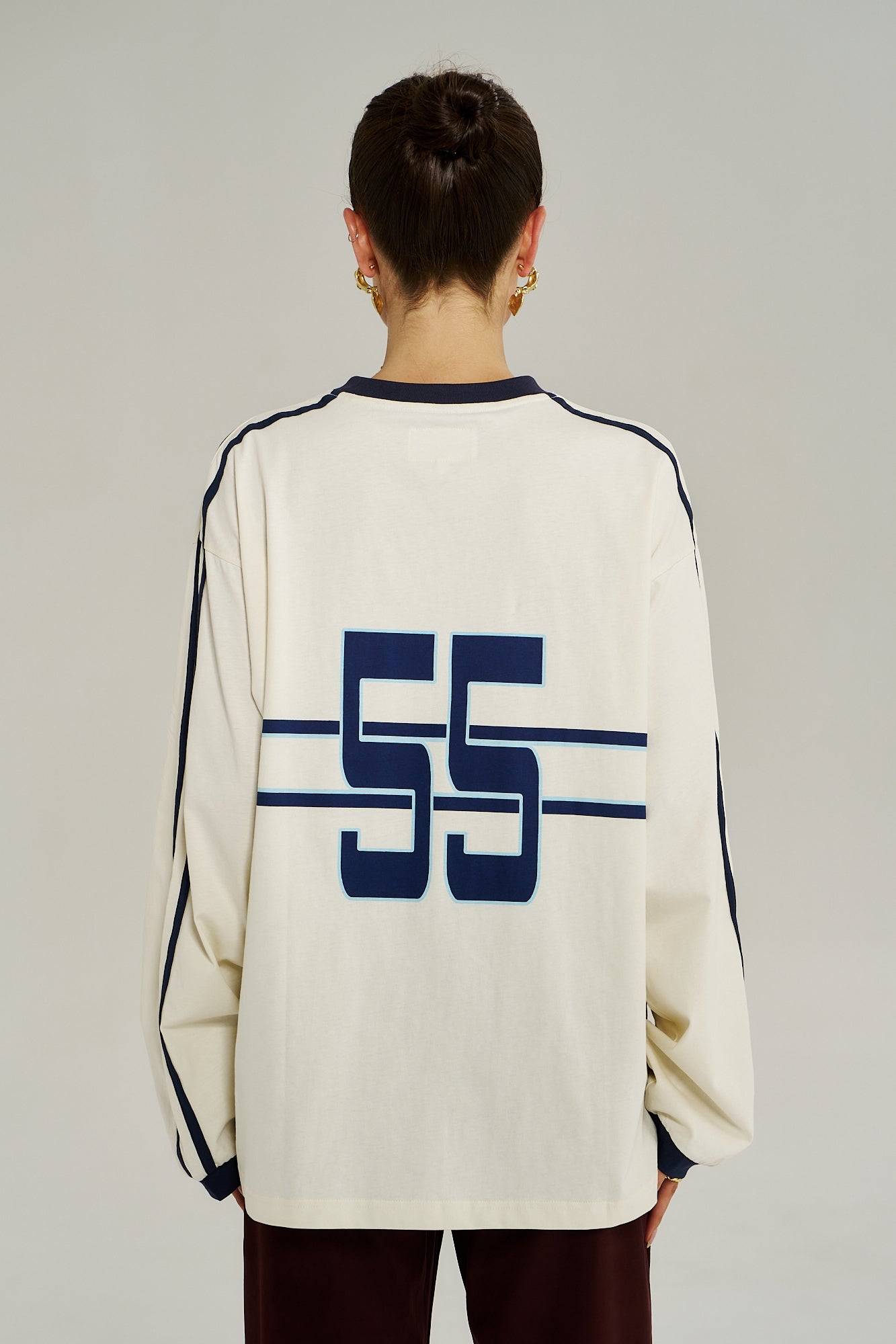 BLEU 55 LS TEE - VINTAGE WHITE