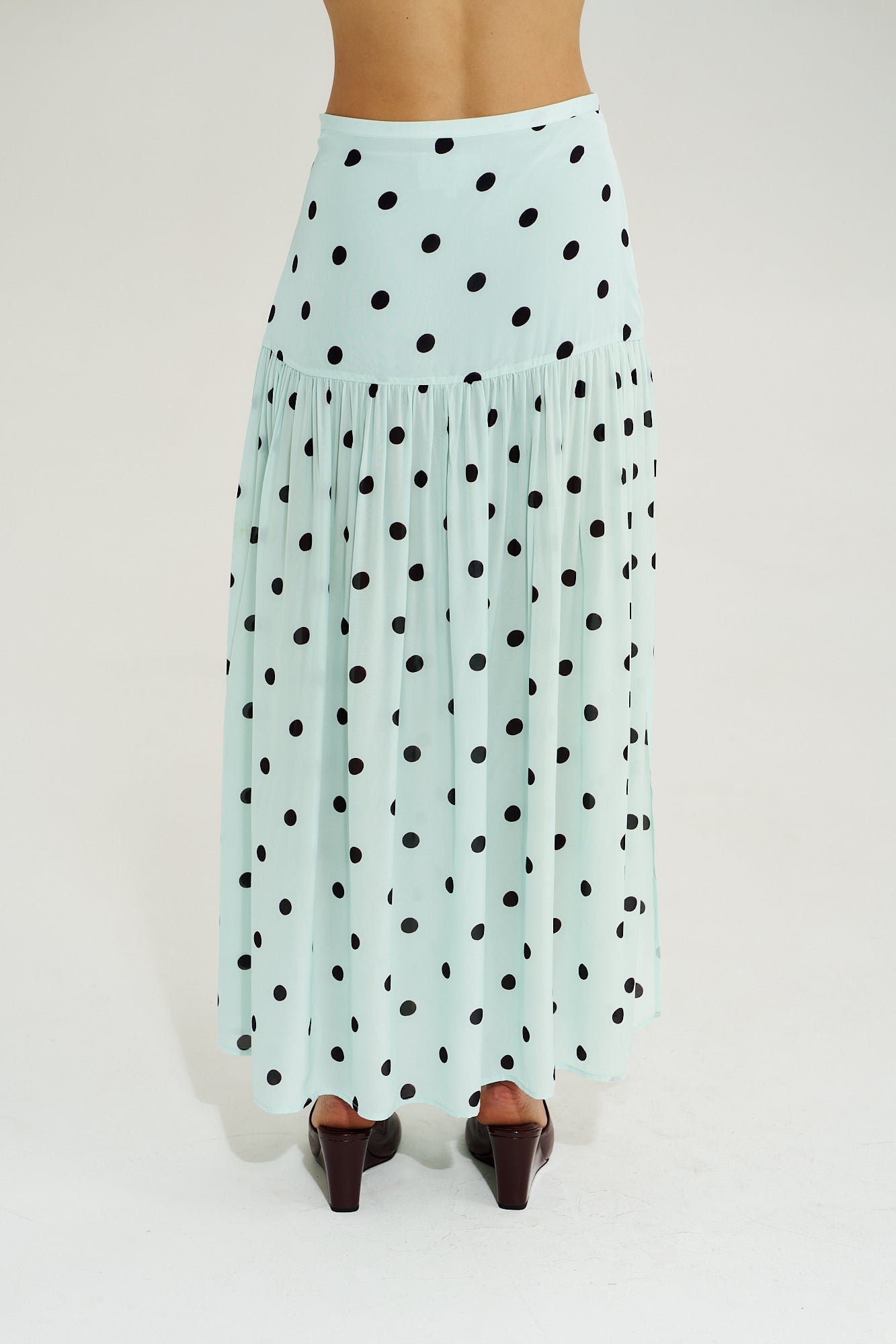 LILY MAXI SKIRT - PINOT DROPS