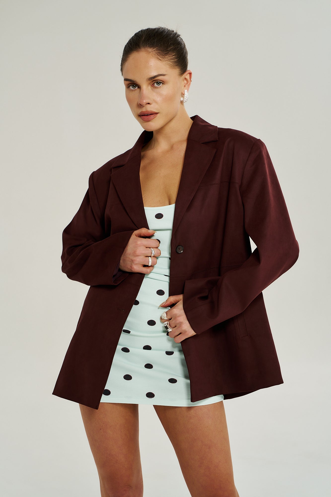 EMMA MINI DRESS - PINOT DROPS