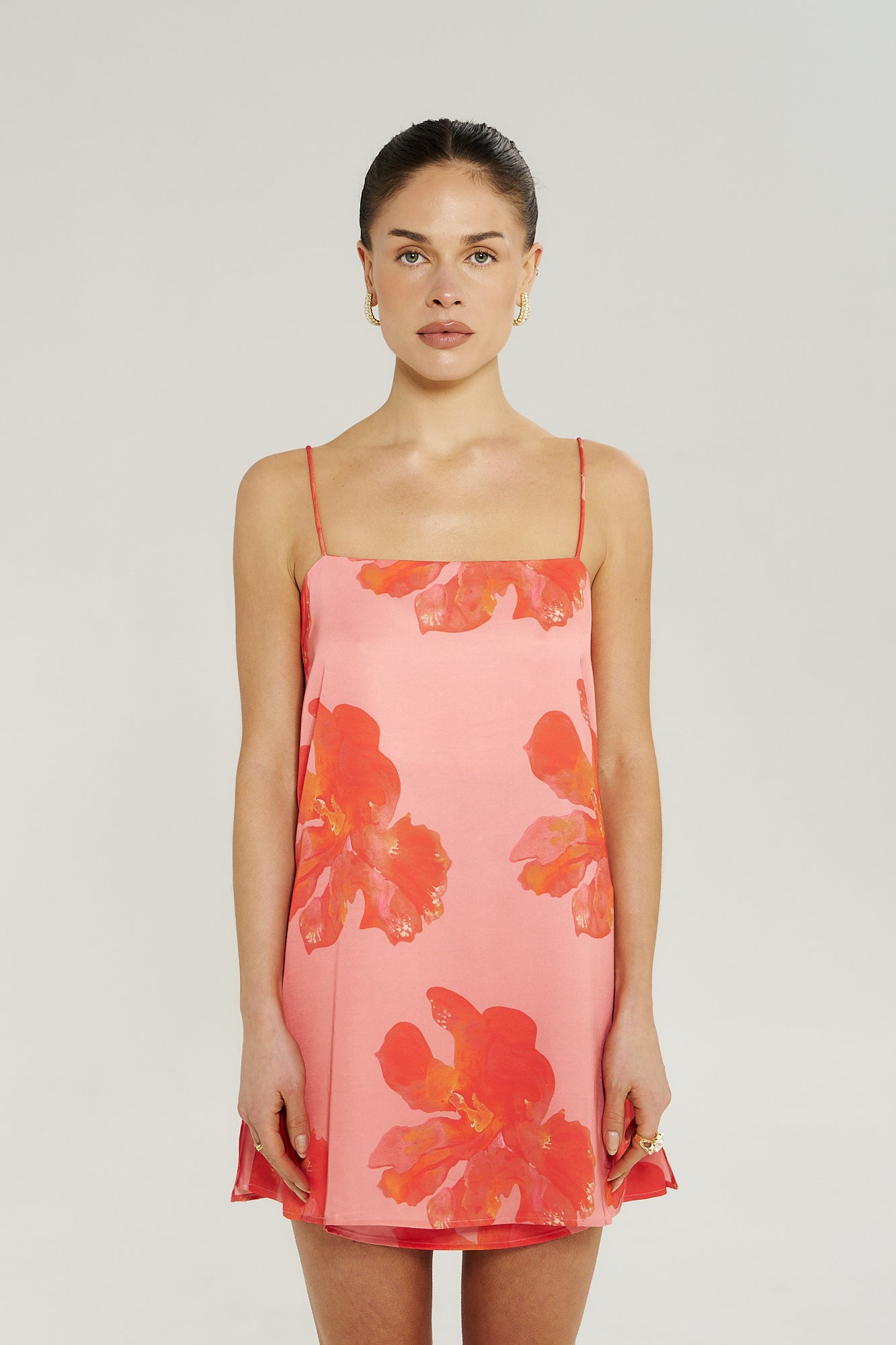 TUNIC TOP - PEACH PETALS