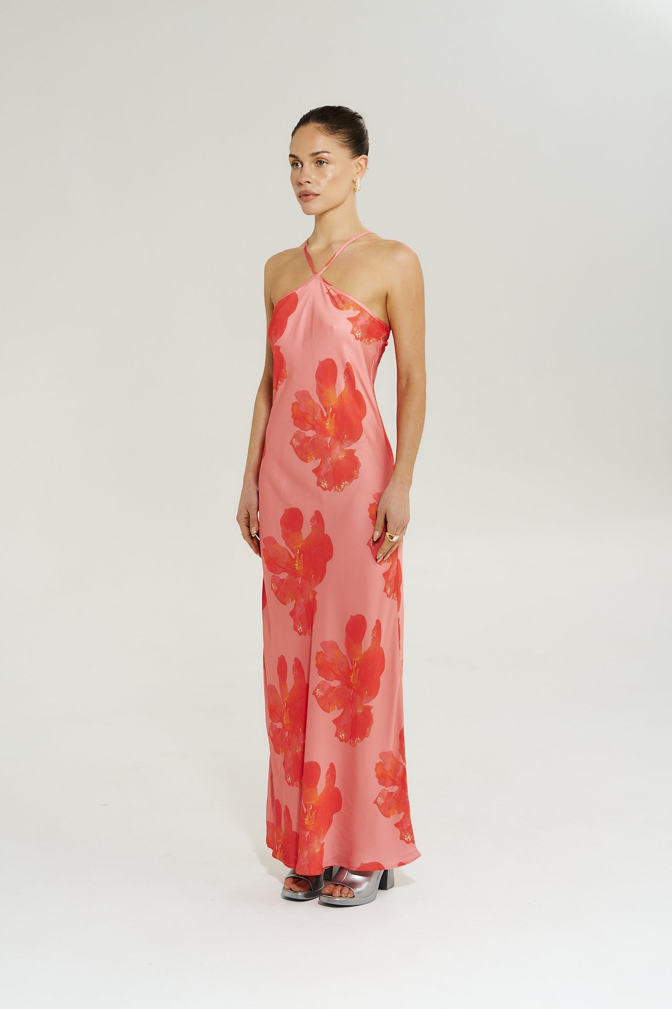 CHLOE MAXI - PEACH PETALS