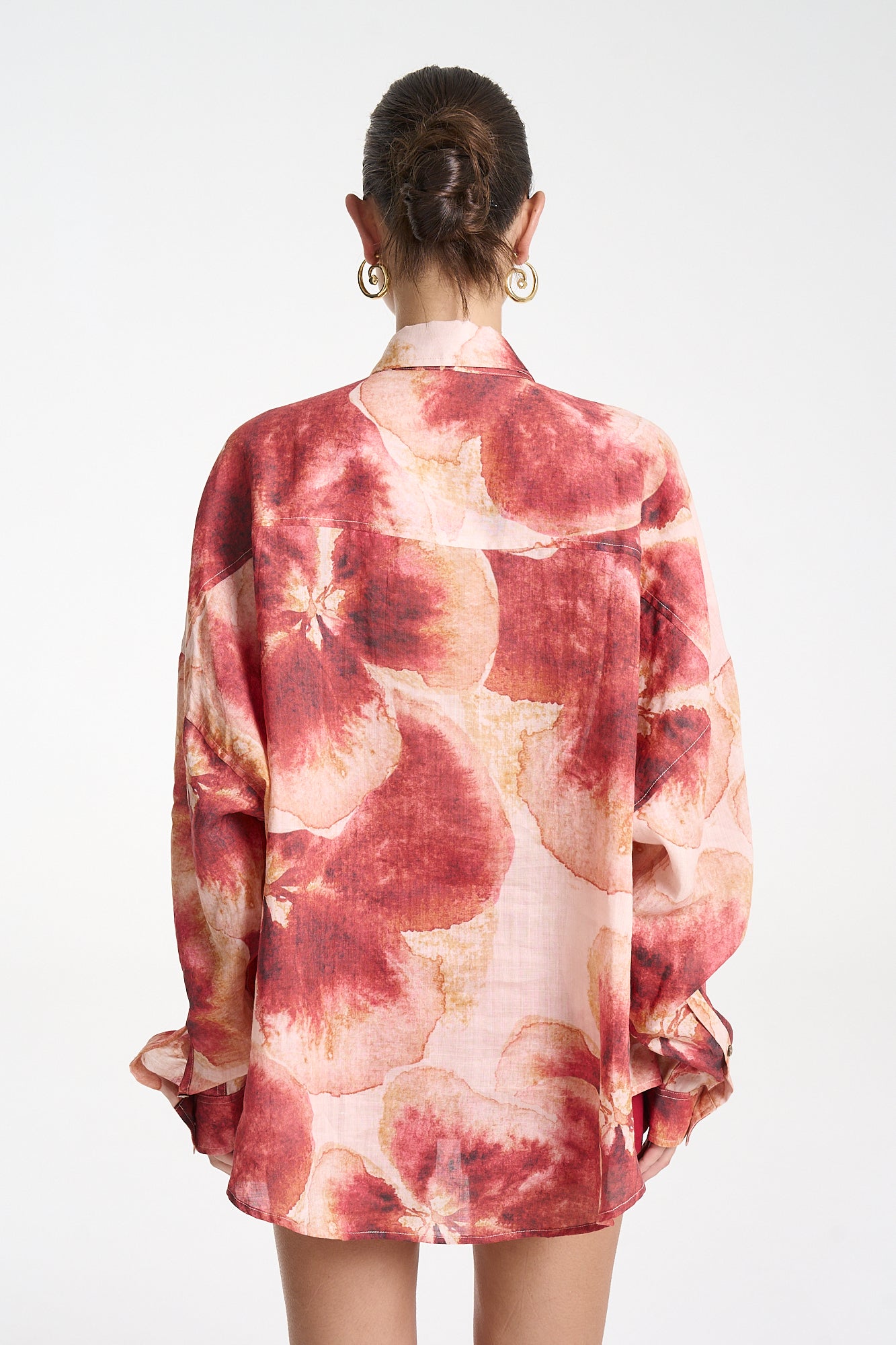 LS OVERSIZED SHIRT - ALOHA