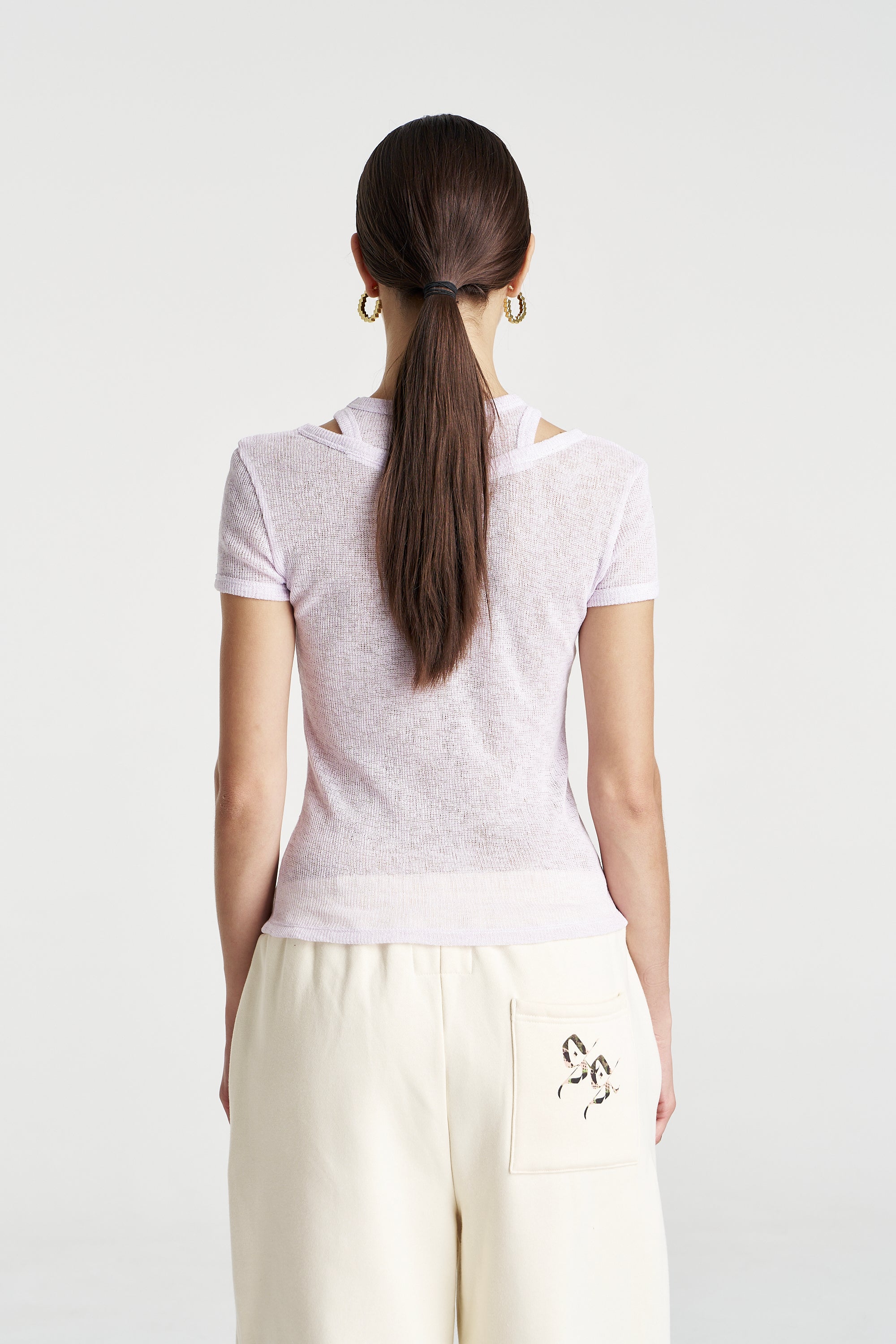 CUT OUT TOP - AMETHYST