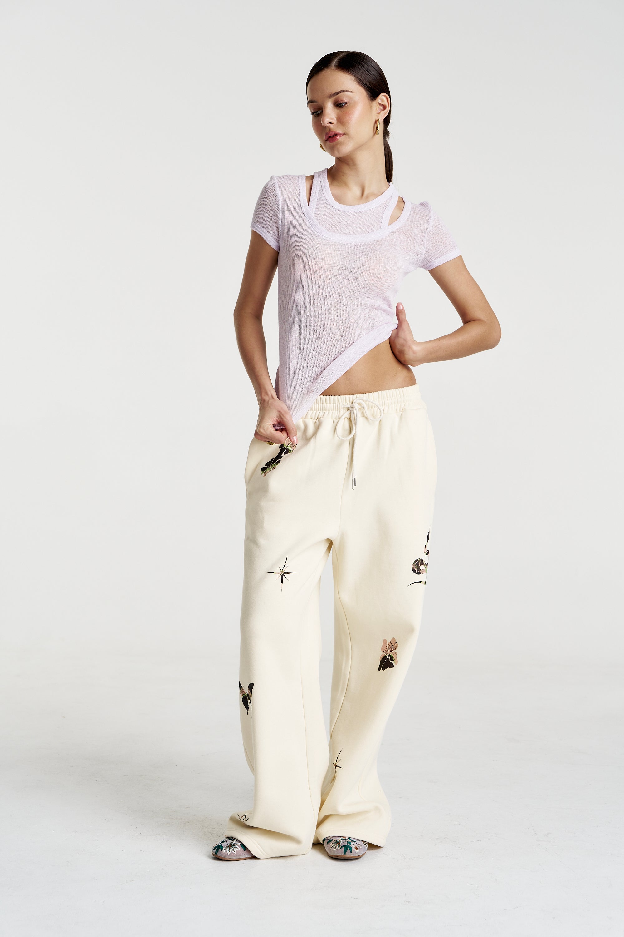 MOTIF TRACKPANT - VANILLA