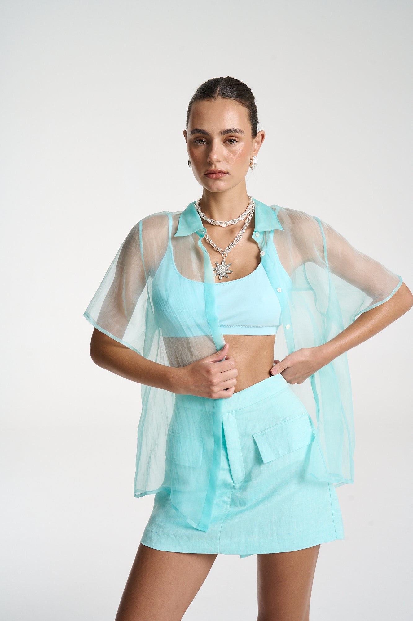 ROMEO SHIRT - AQUA