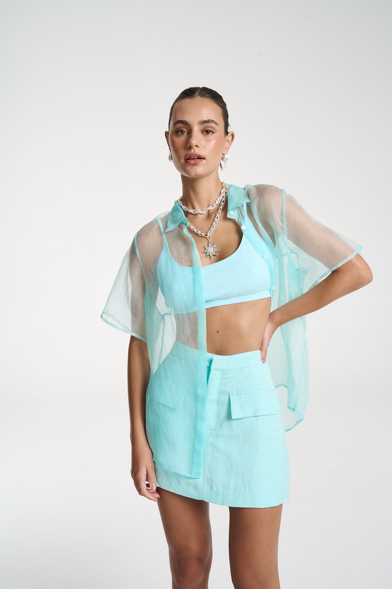 ROMEO SHIRT - AQUA