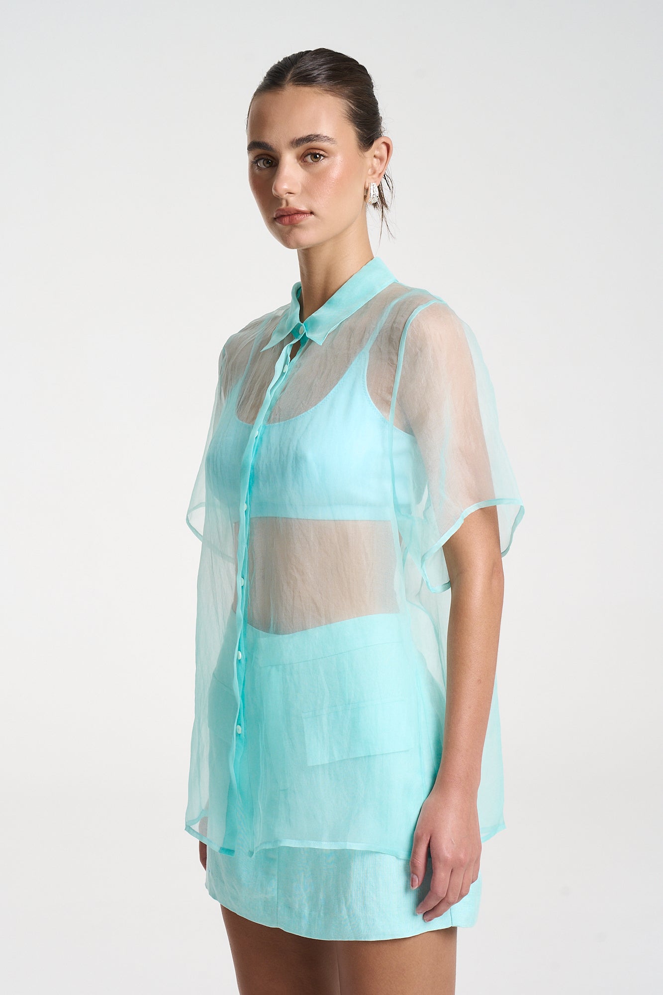 ROMEO SHIRT - AQUA