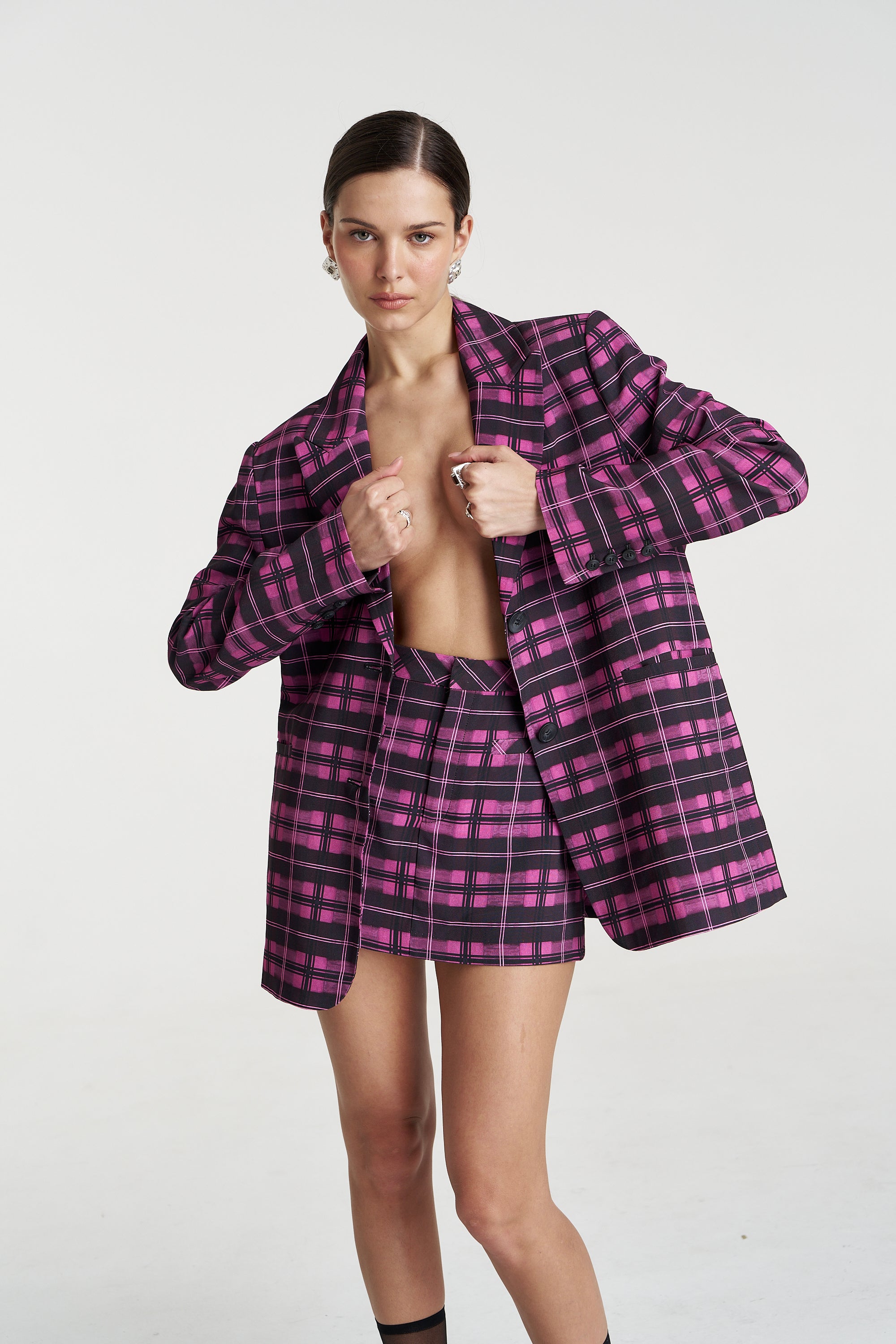 SKORTY - AZALEA PLAID