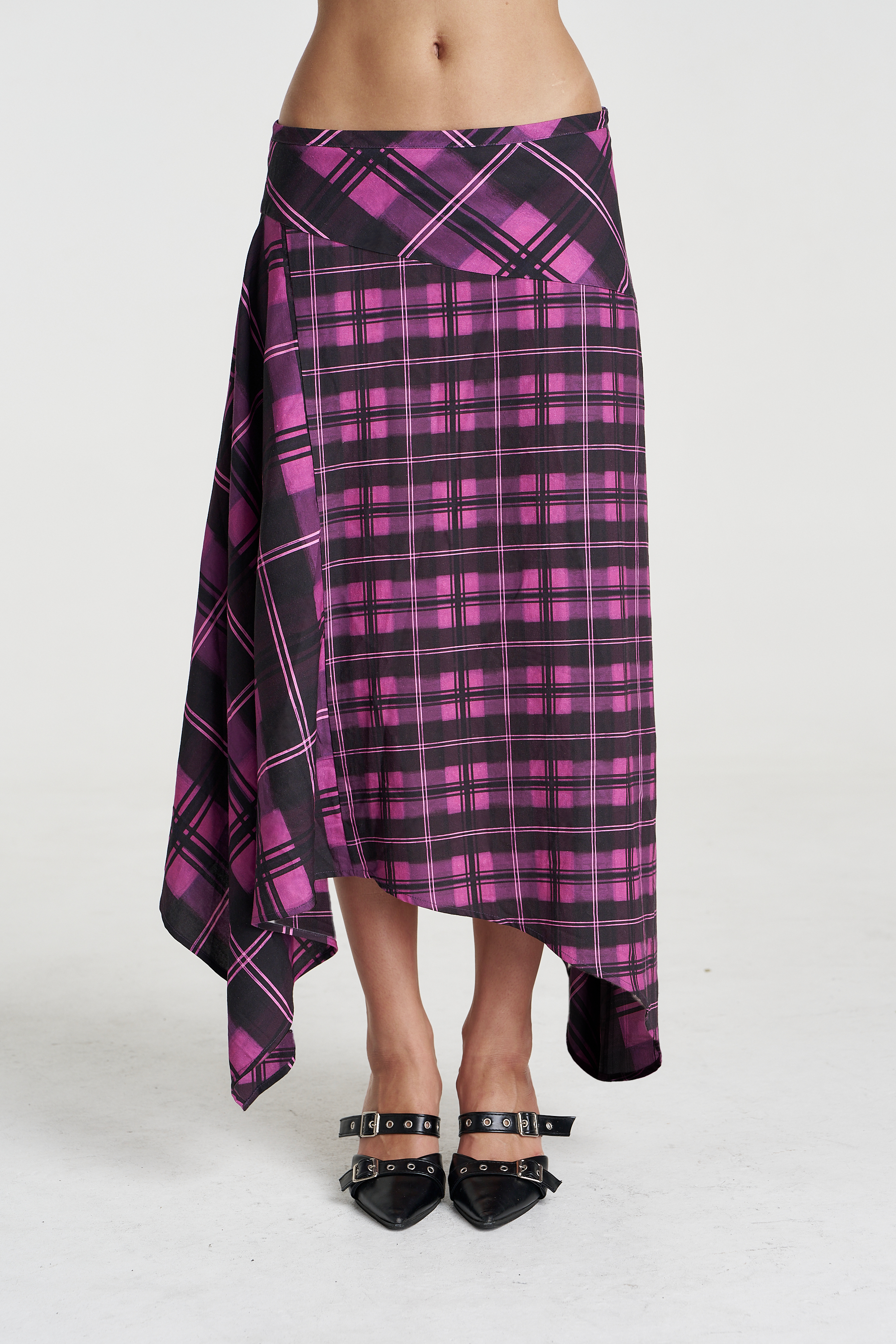 FRENCHIE SKIRT - AZALEA PLAID