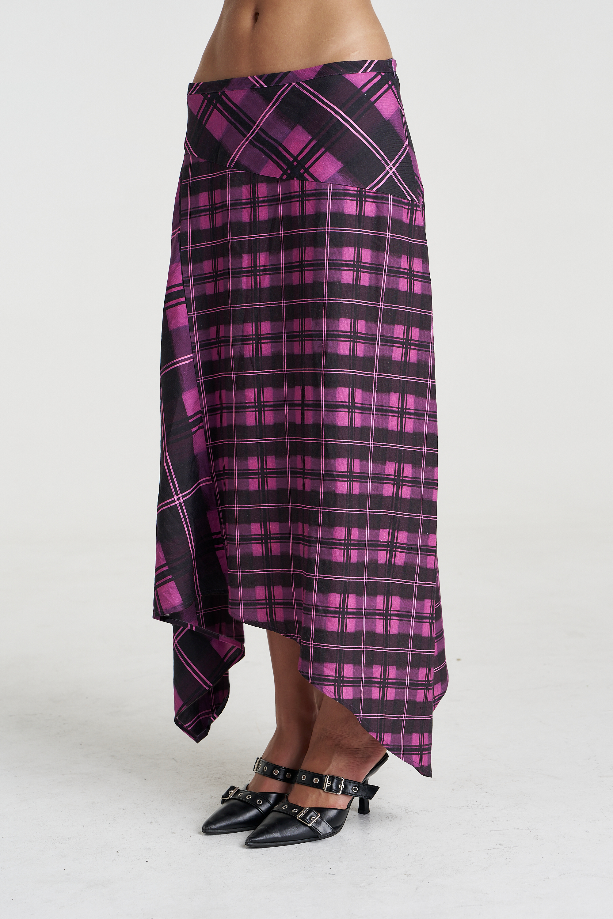 FRENCHIE SKIRT - AZALEA PLAID