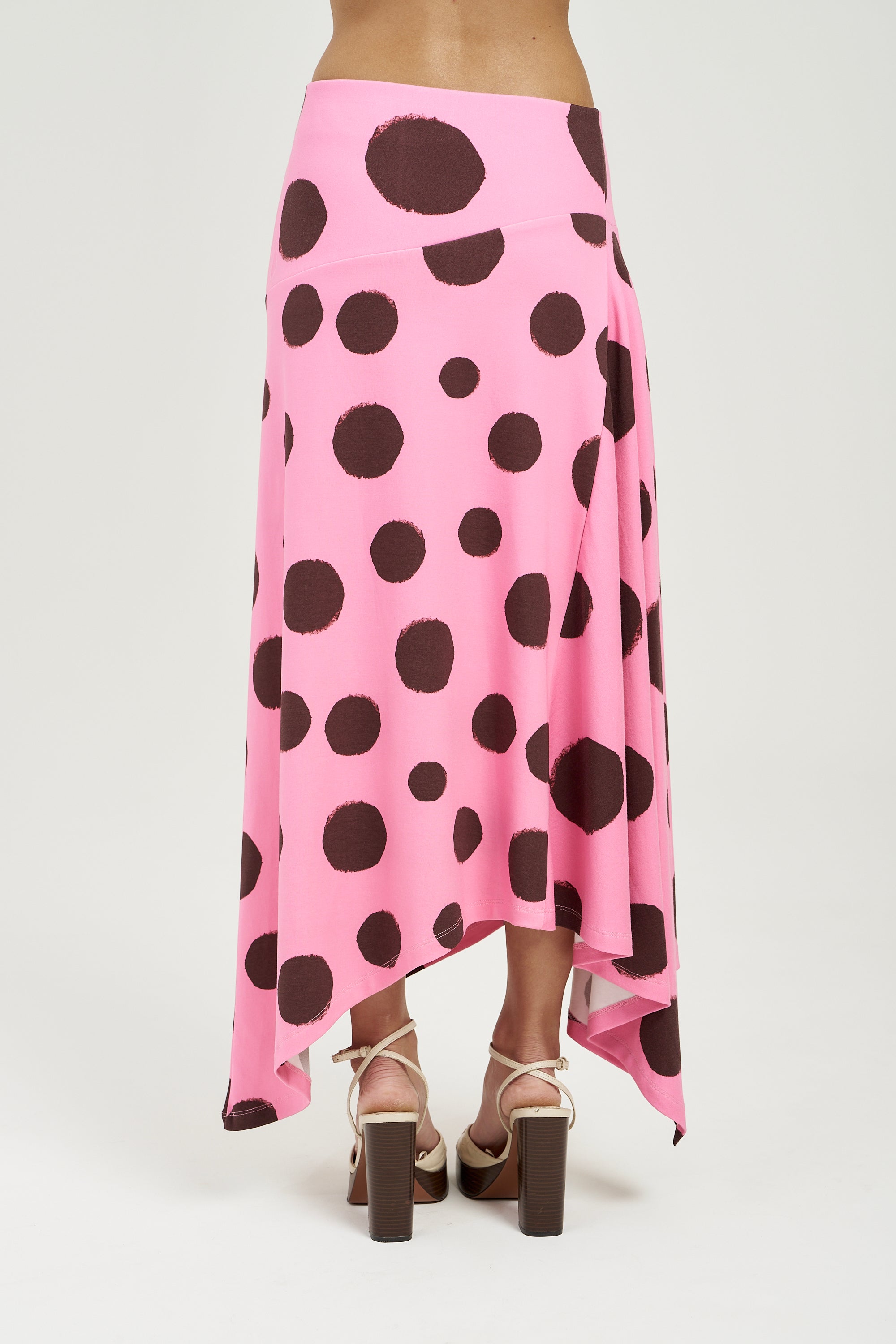 FRENCHIE MIDI SKIRT - BIG DOTTY