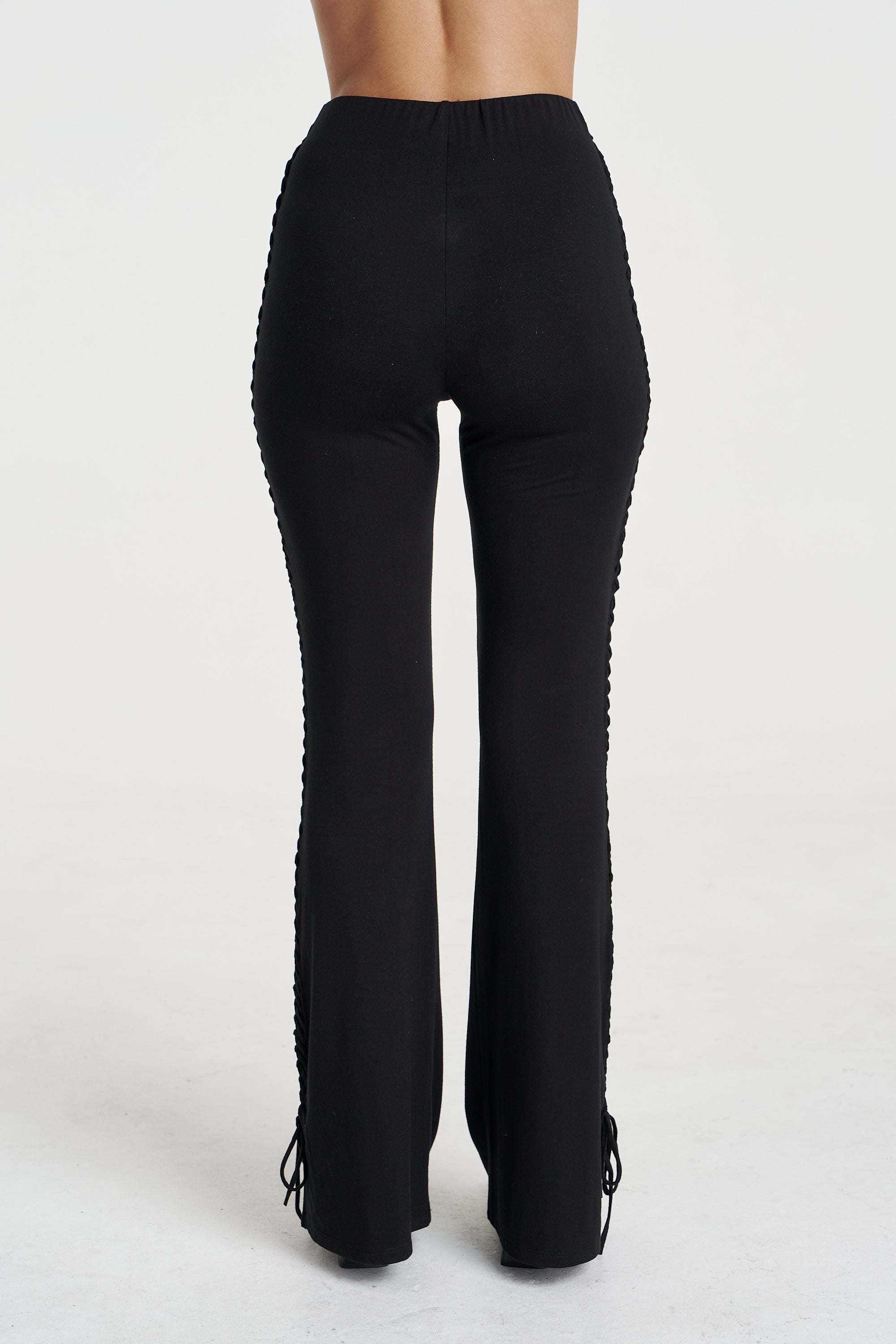 EVE TIE PANT - BLACK
