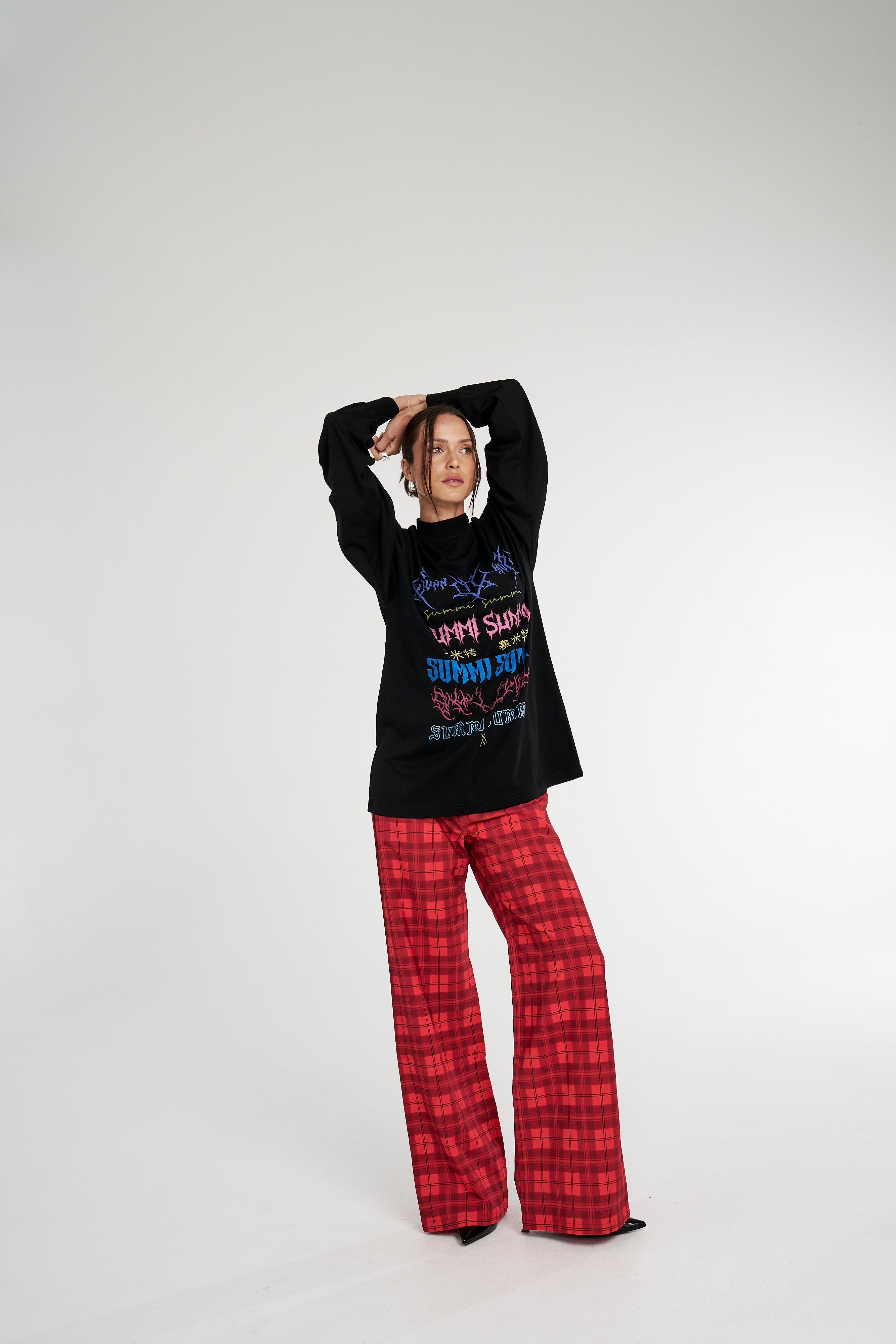 LS BAND TEE - BLACK