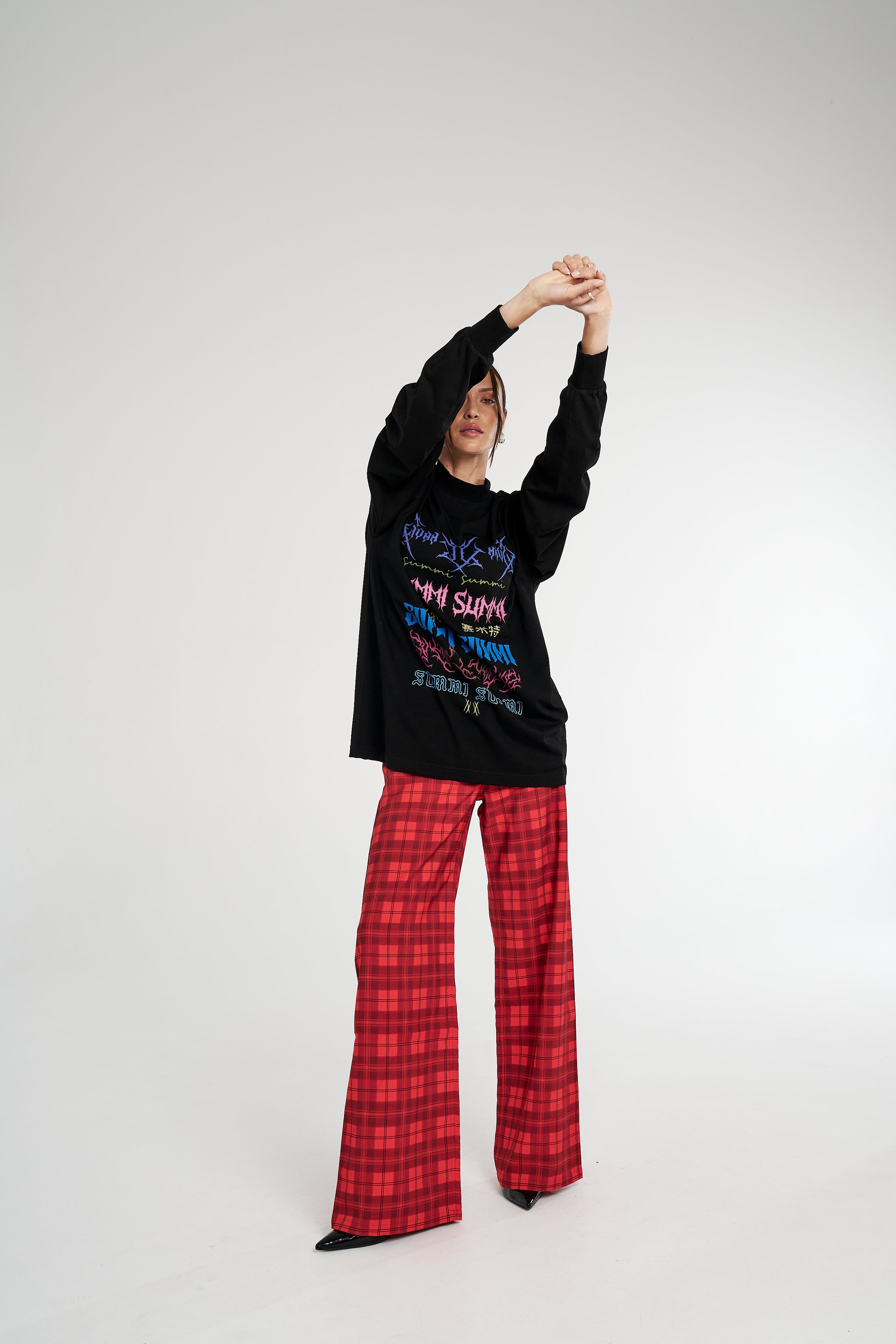 LS BAND TEE - BLACK