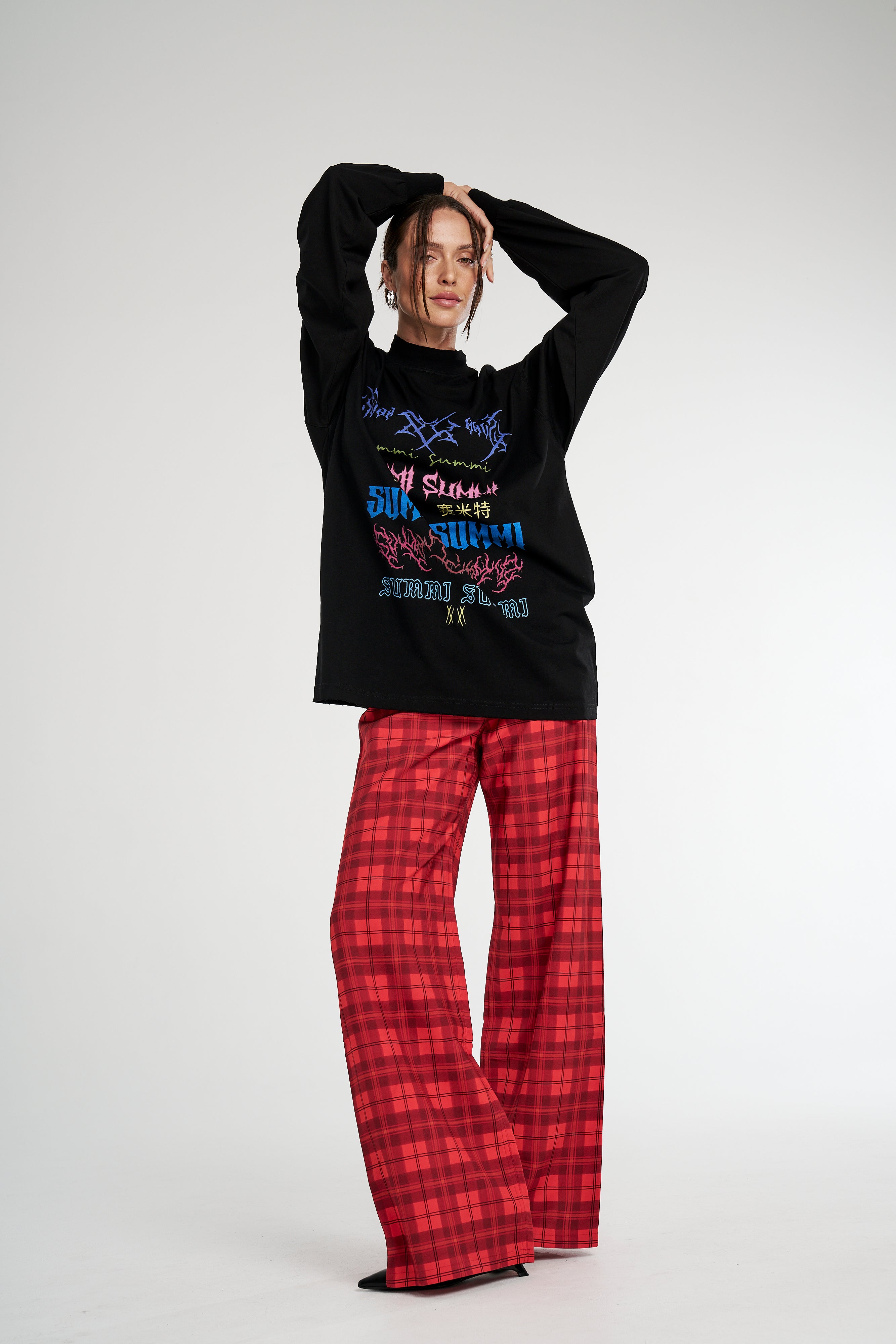 LS BAND TEE - BLACK