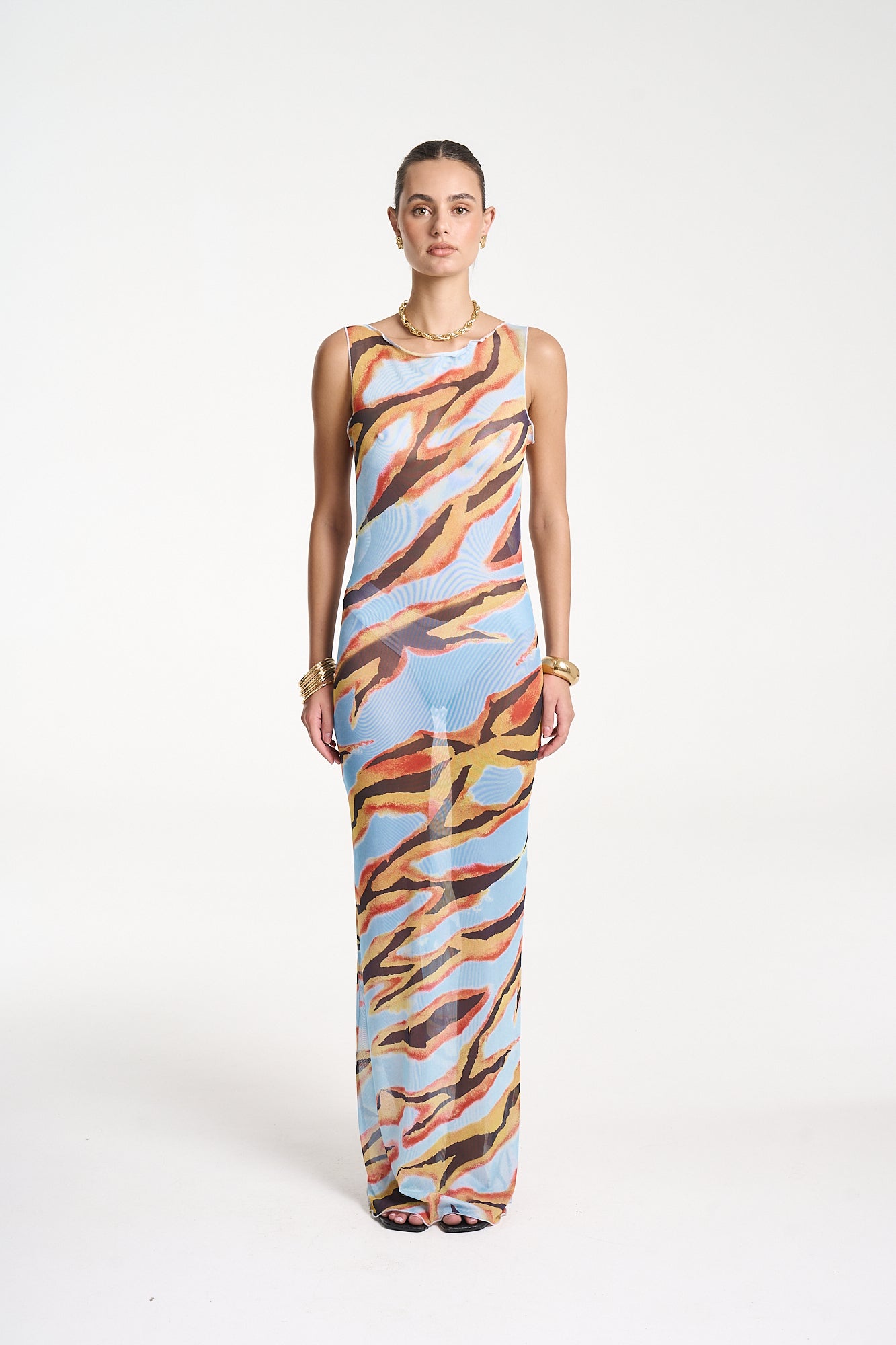 MESH MAXI DRESS - ZANZIBAR