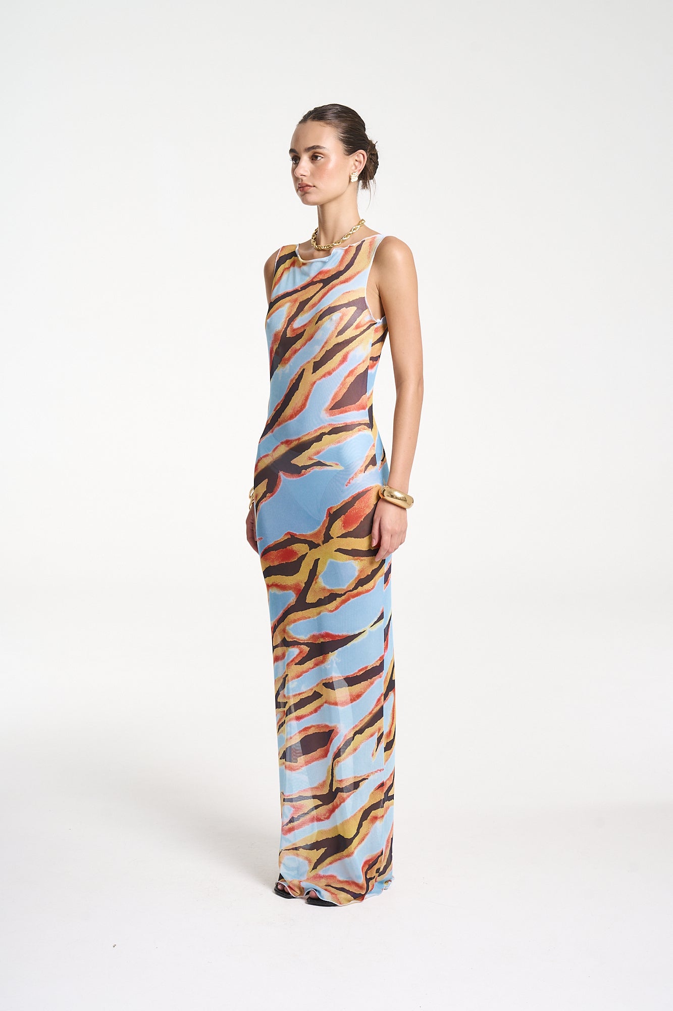 MESH MAXI DRESS - ZANZIBAR