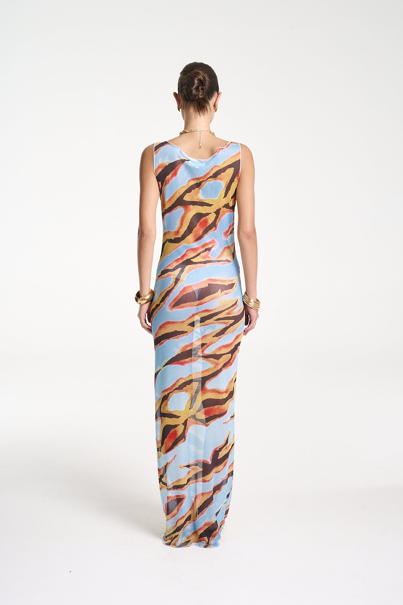 MESH MAXI DRESS - ZANZIBAR