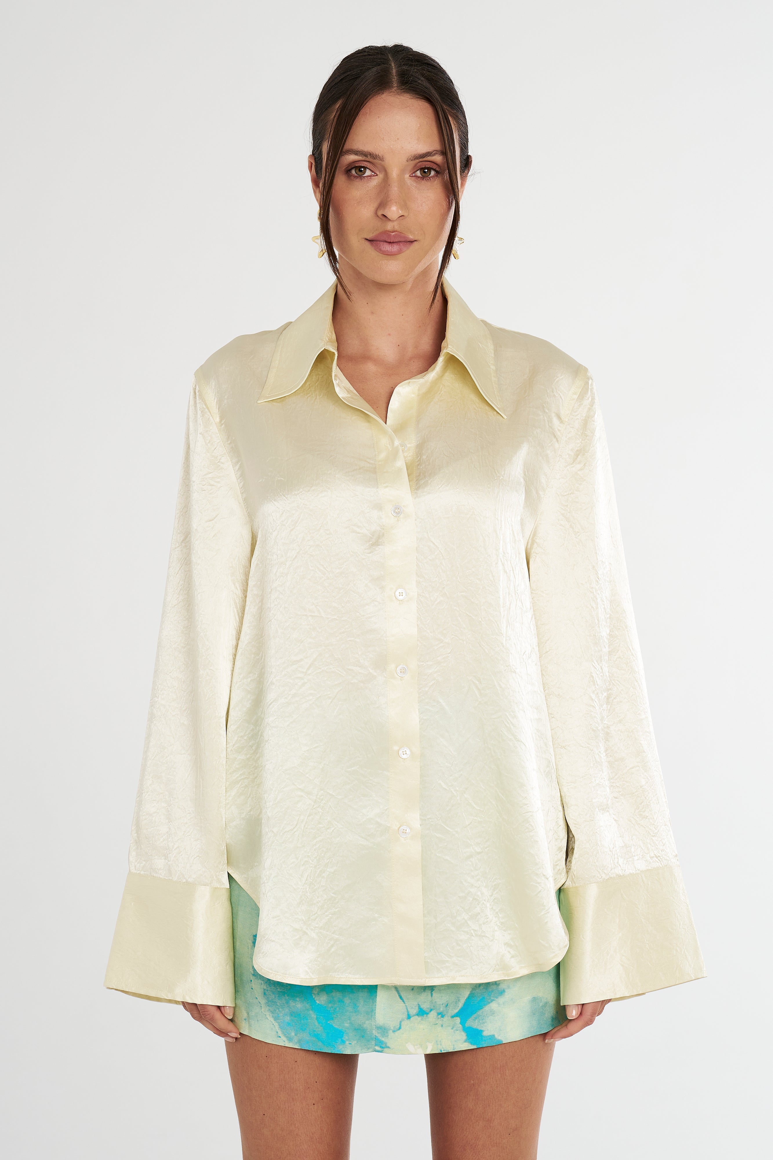 CUFF SHIRT - BUTTER