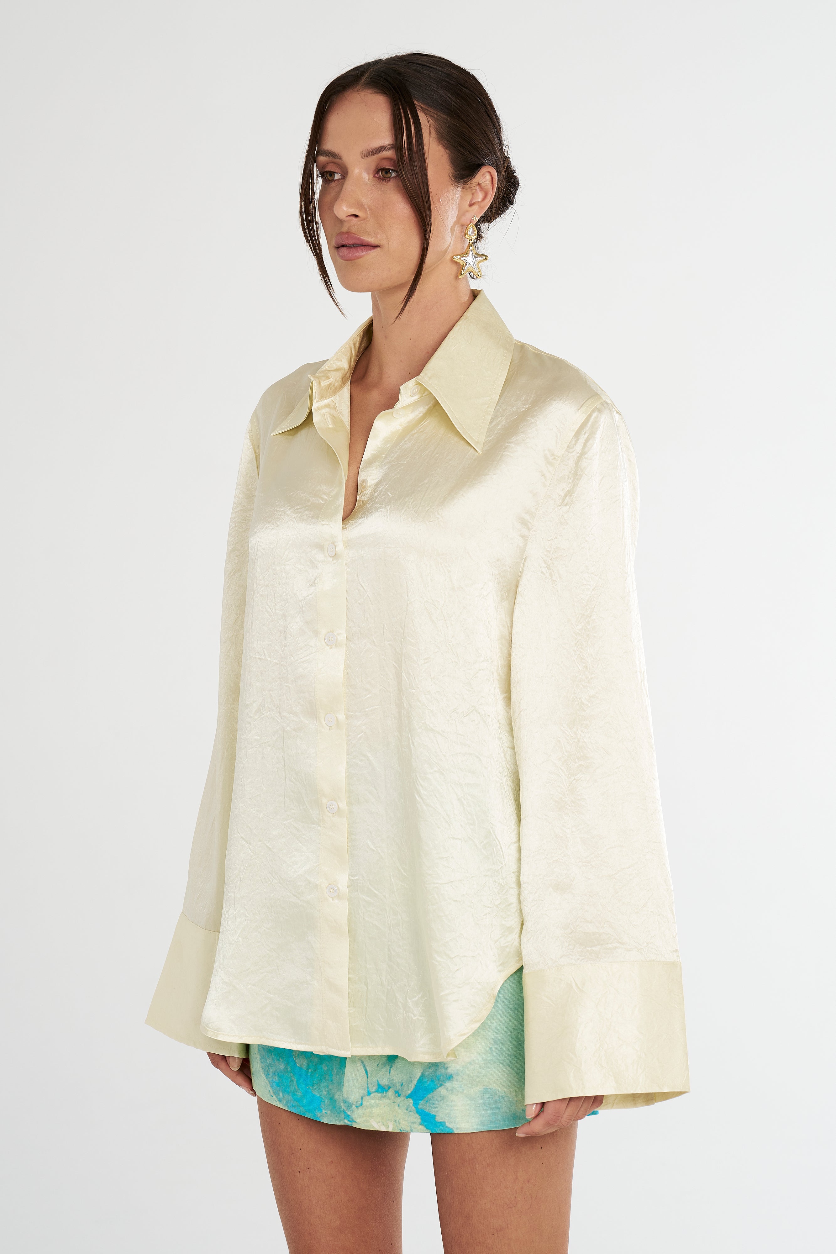 CUFF SHIRT - BUTTER