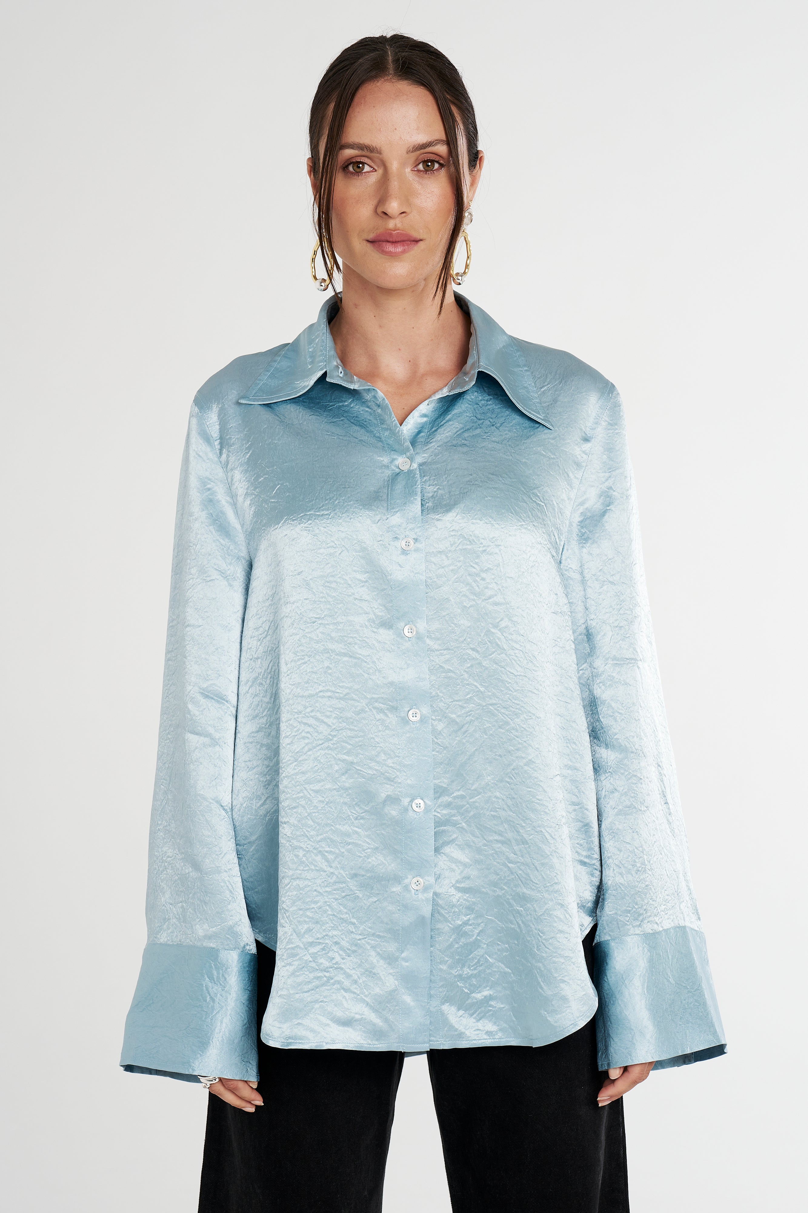 CUFF SHIRT - CLOUD