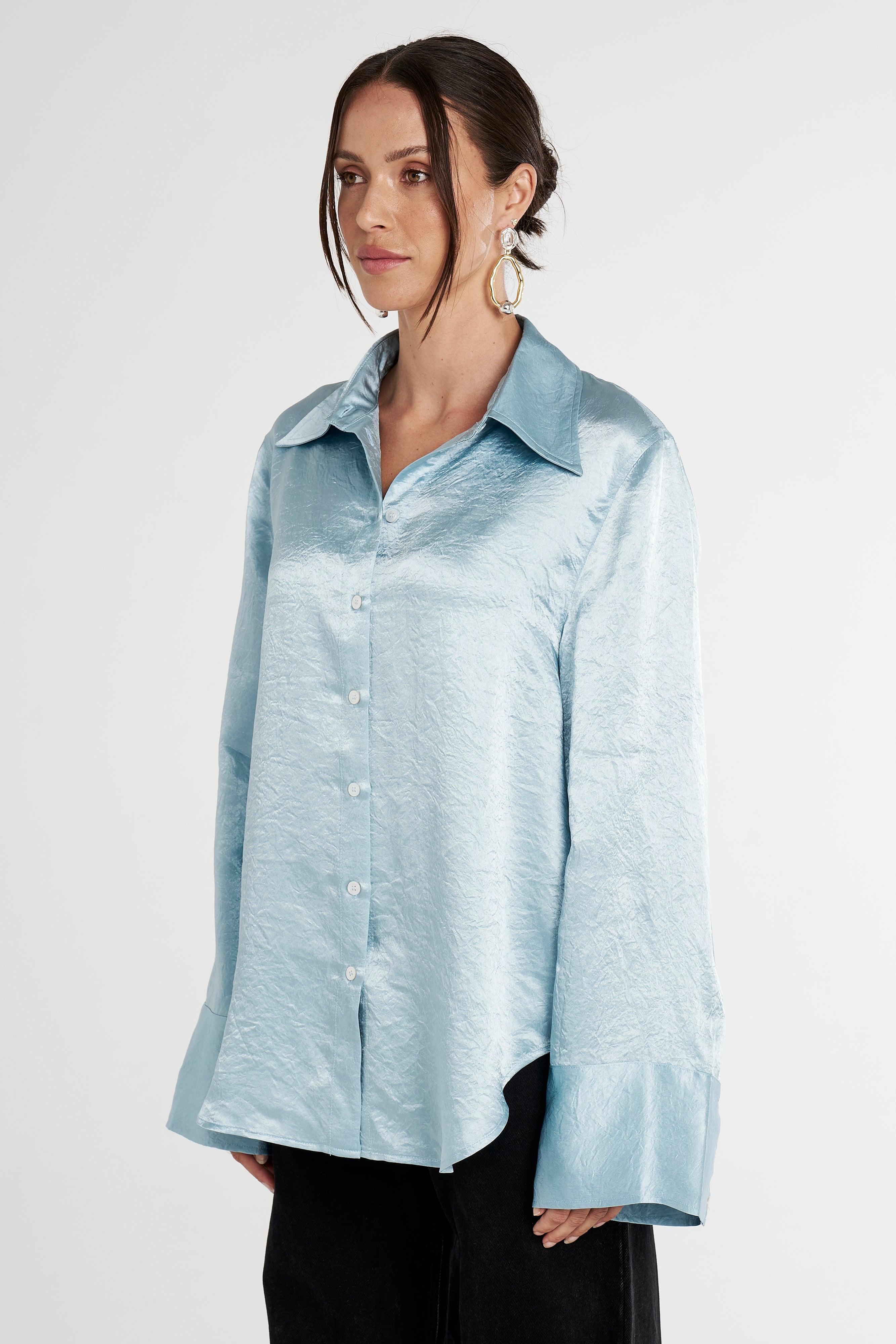 CUFF SHIRT - CLOUD
