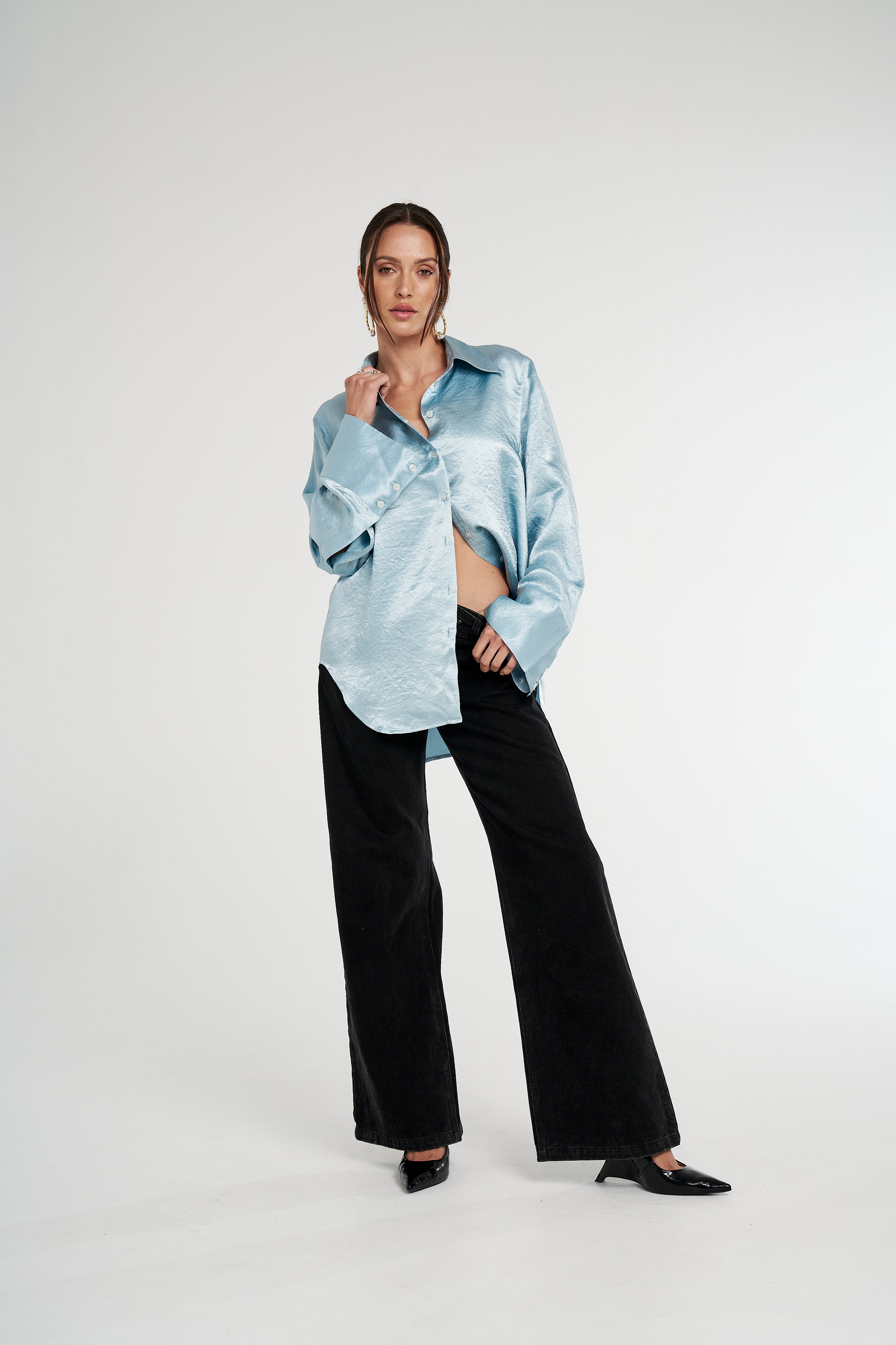CUFF SHIRT - CLOUD