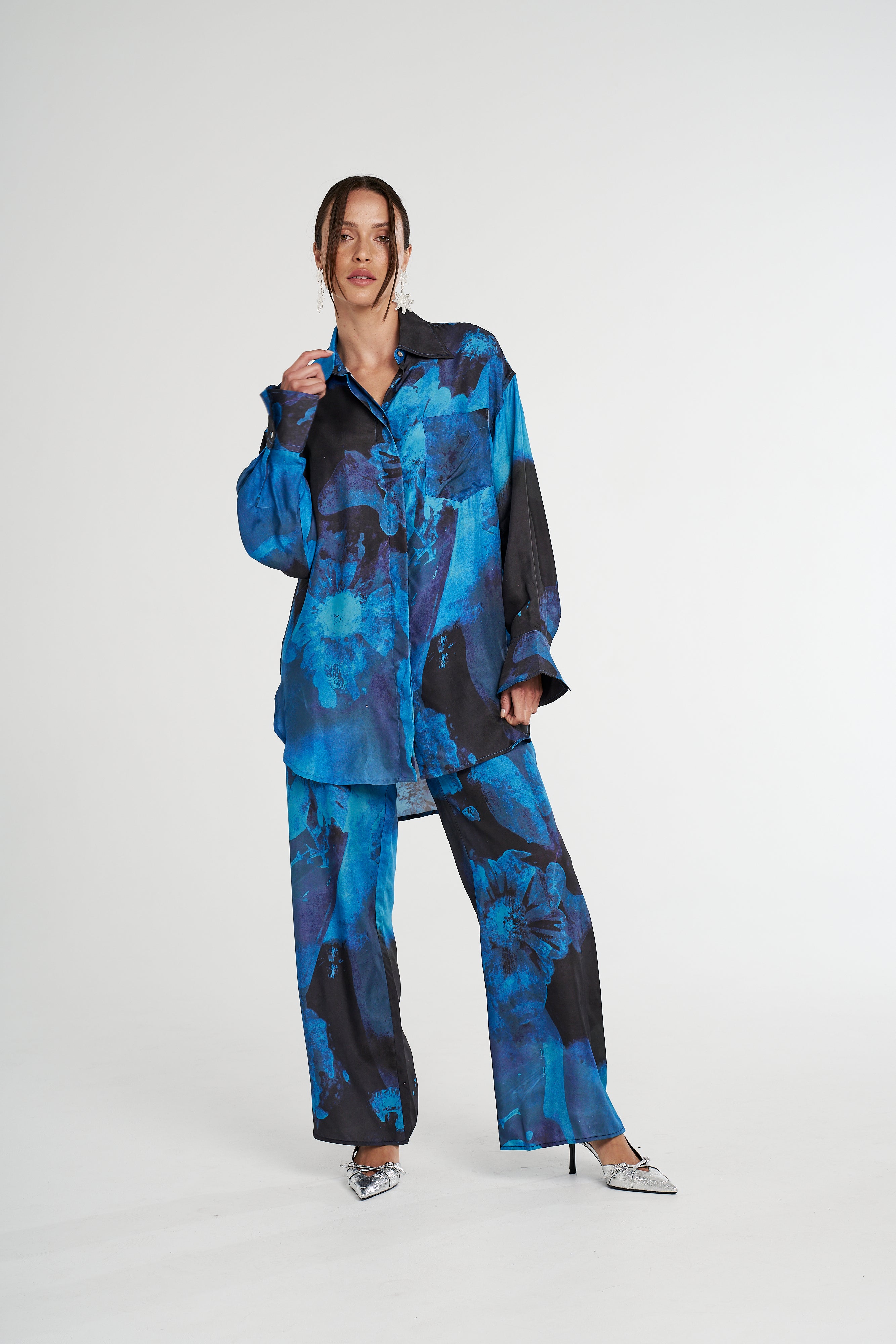 RELAXED DRAWSTRING PANT - DARK LUMEN