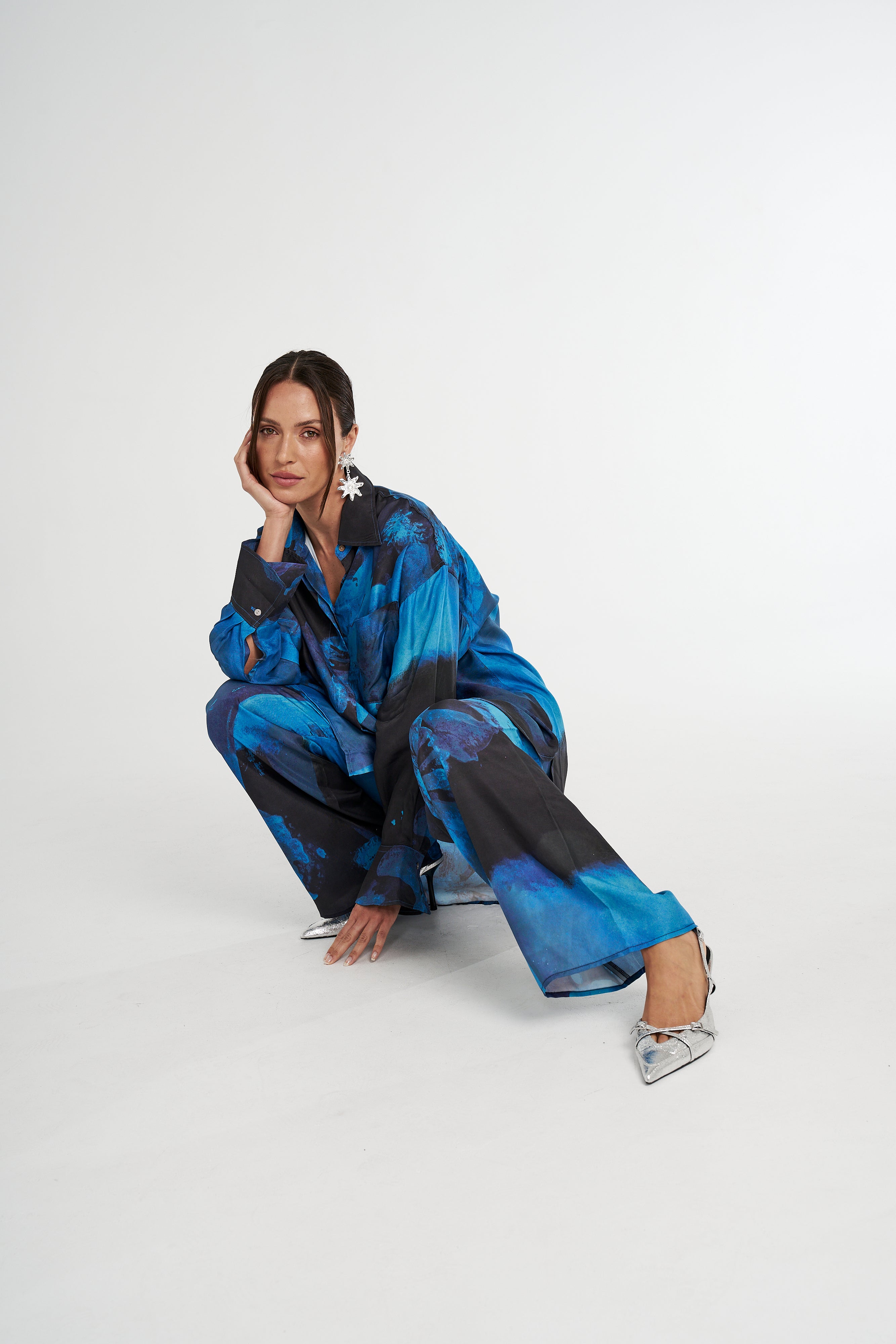 RELAXED DRAWSTRING PANT - DARK LUMEN