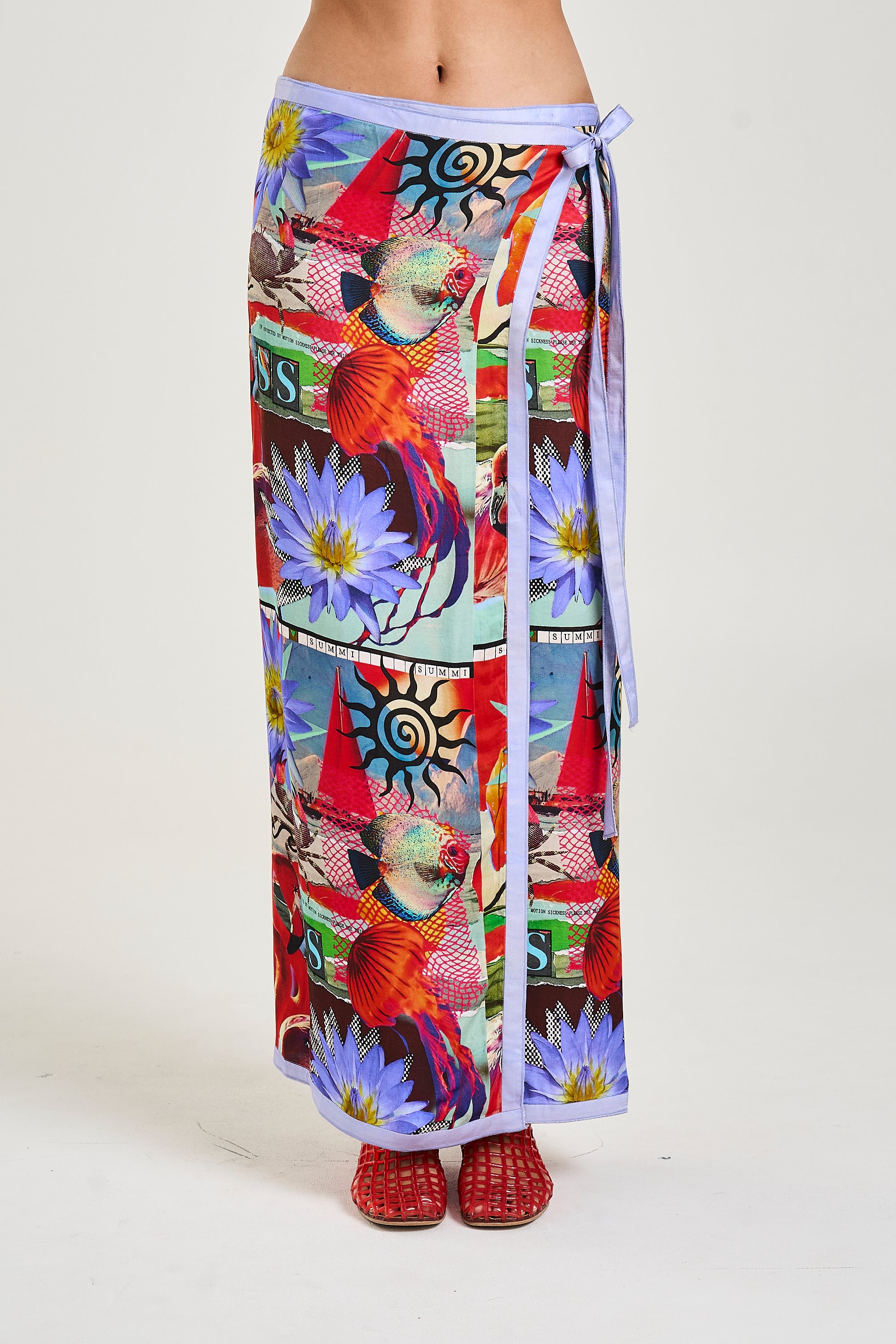 MAXI WRAP SKIRT - DAZED