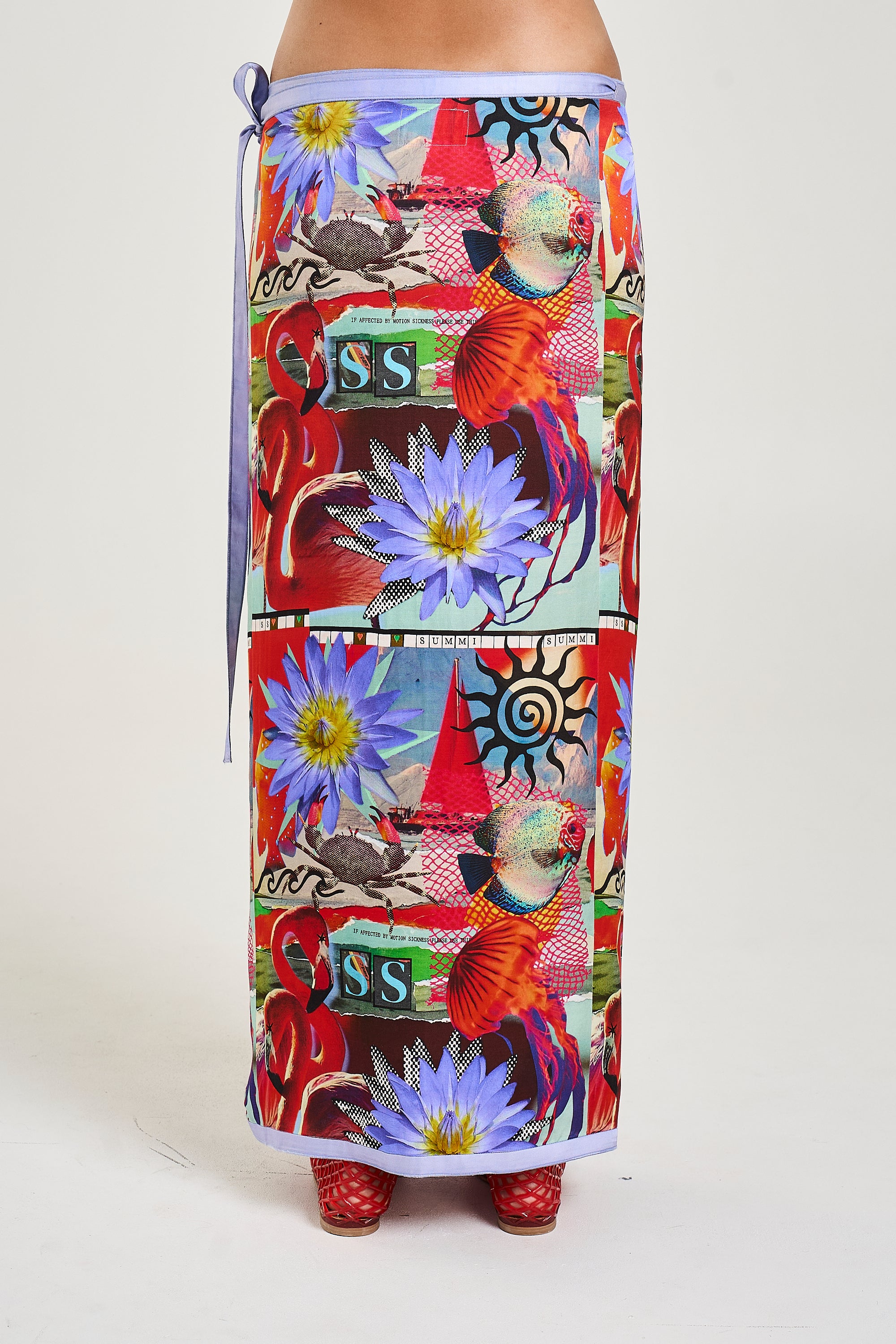 MAXI WRAP SKIRT - DAZED