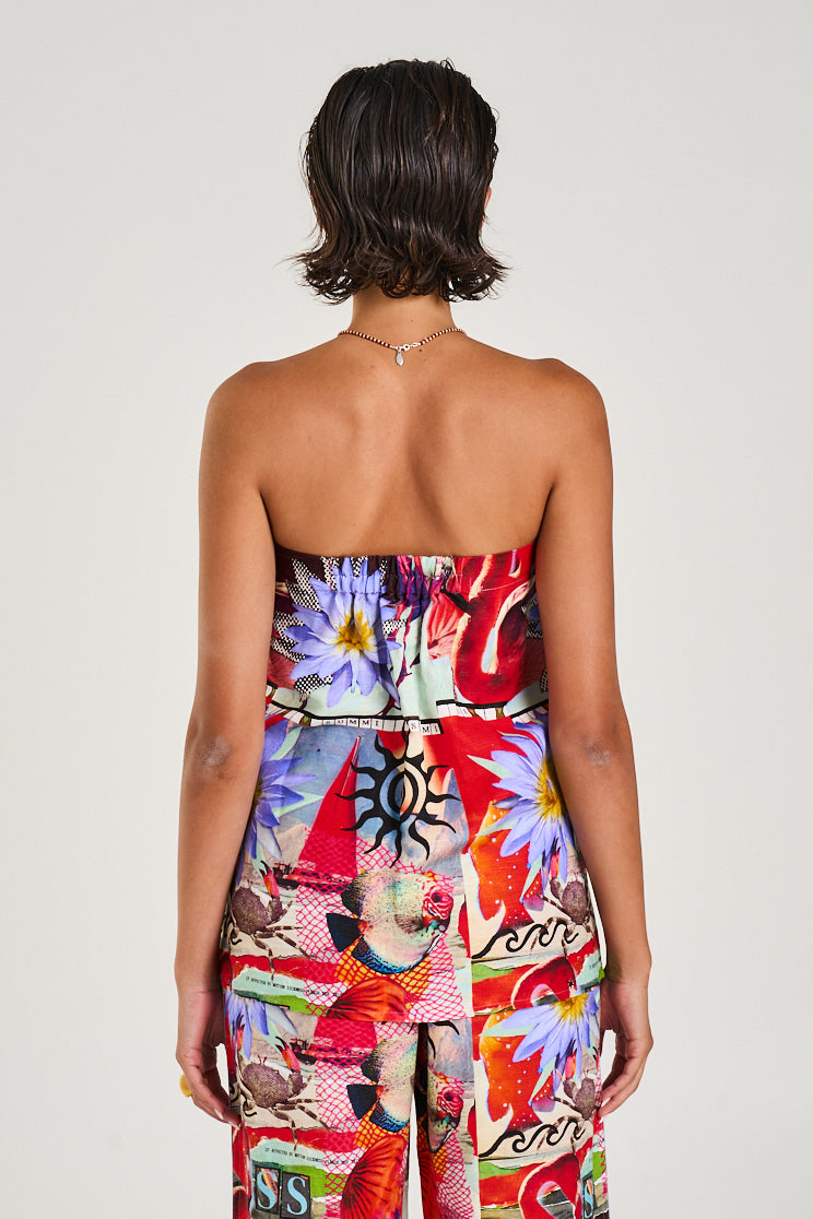 STRAPLESS SHIFT TOP - DAZED