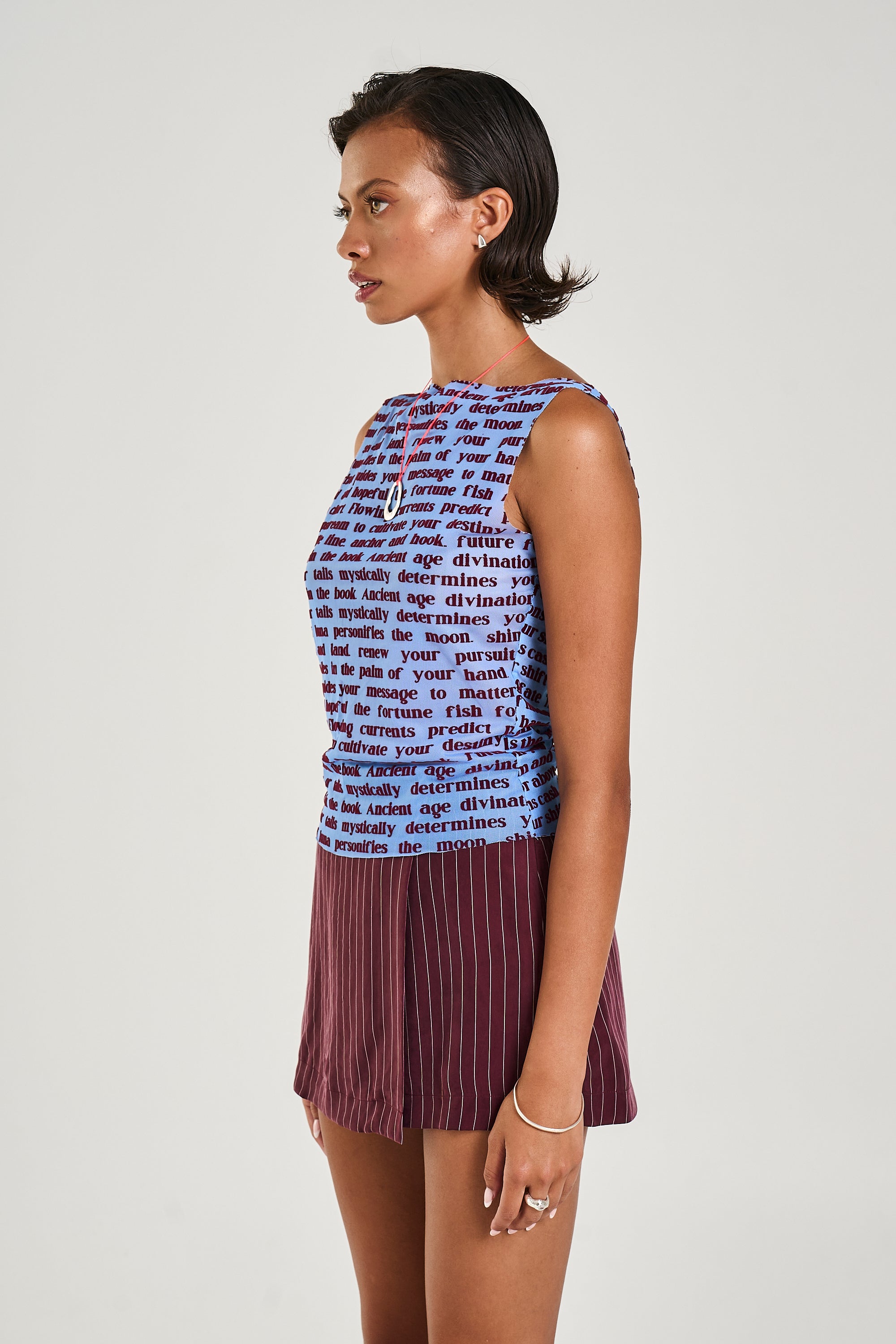 MESH TANK - FORTUNE TELLER LOTUS
