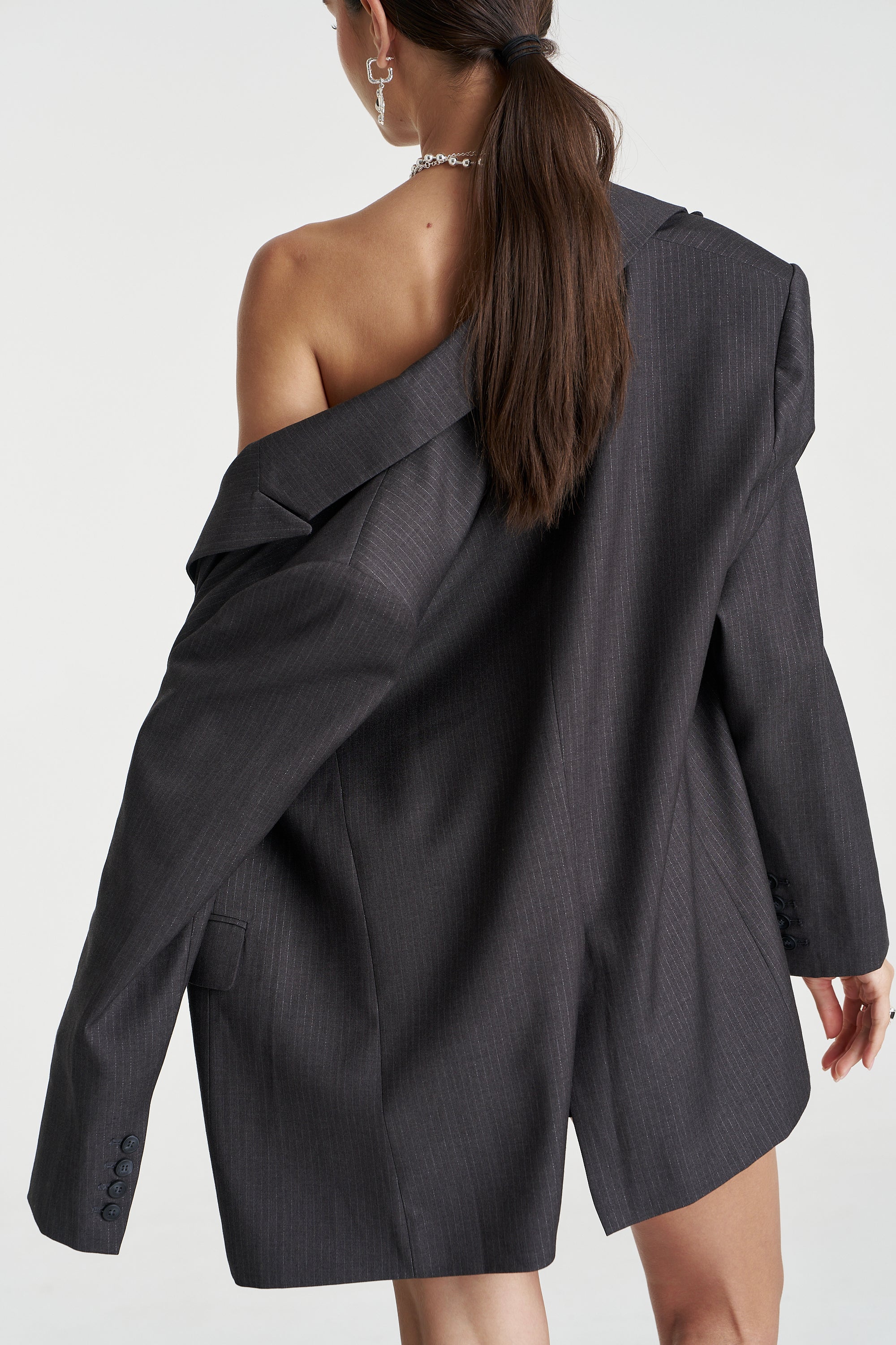 OS BLAZER - GREY GLIMMER