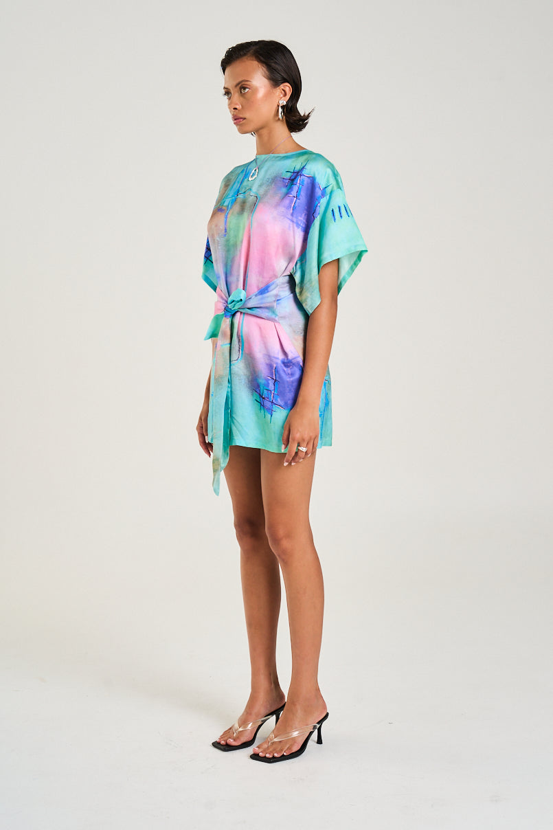 TIE FRONT DRESS - H20