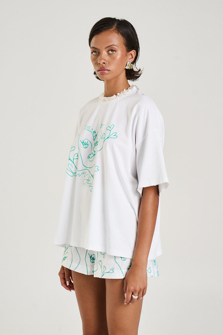 BAND TEE - I HEART U
