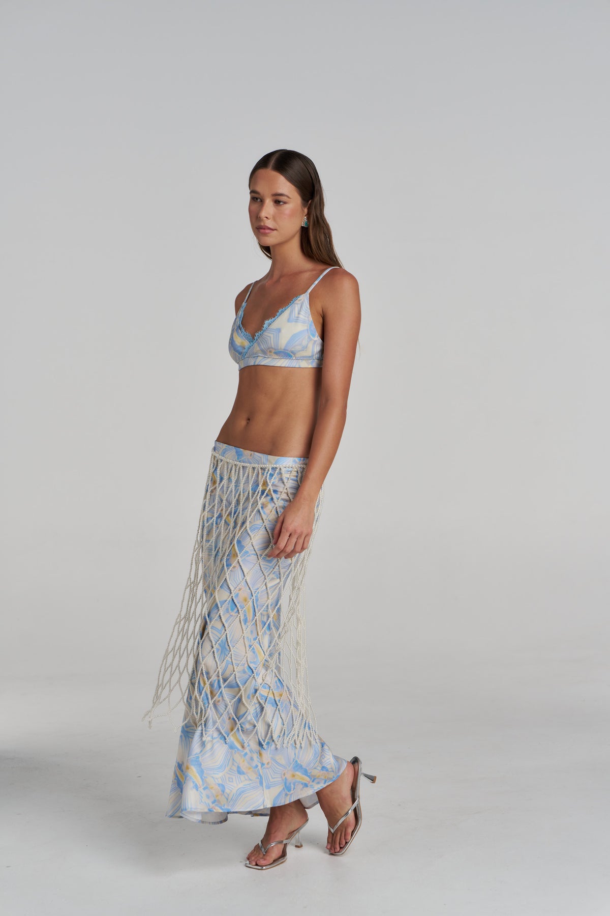 SLIP SKIRT - ORCHID PRISM