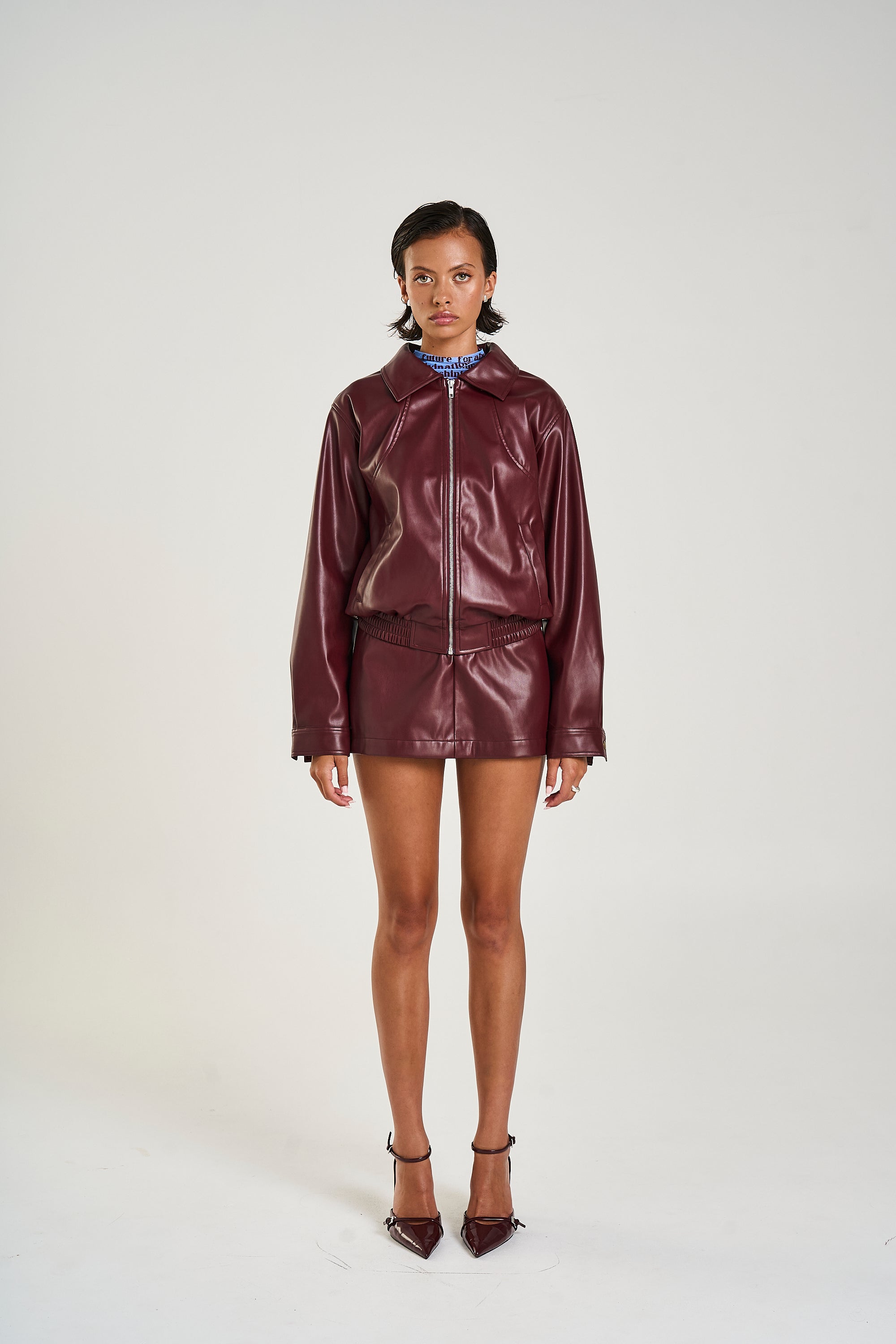 CROPPED BOMBER - KINA
