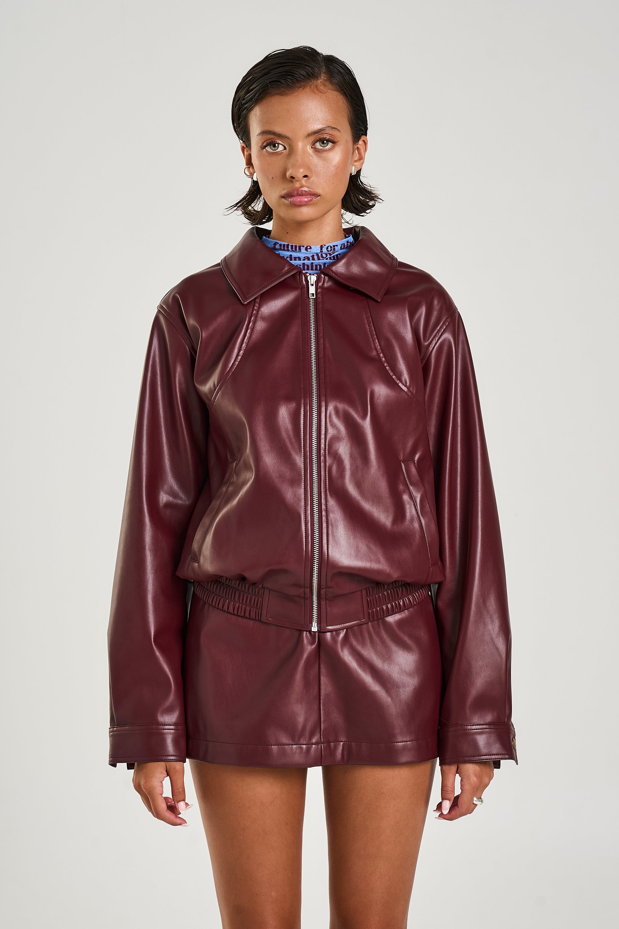 CROPPED BOMBER - KINA
