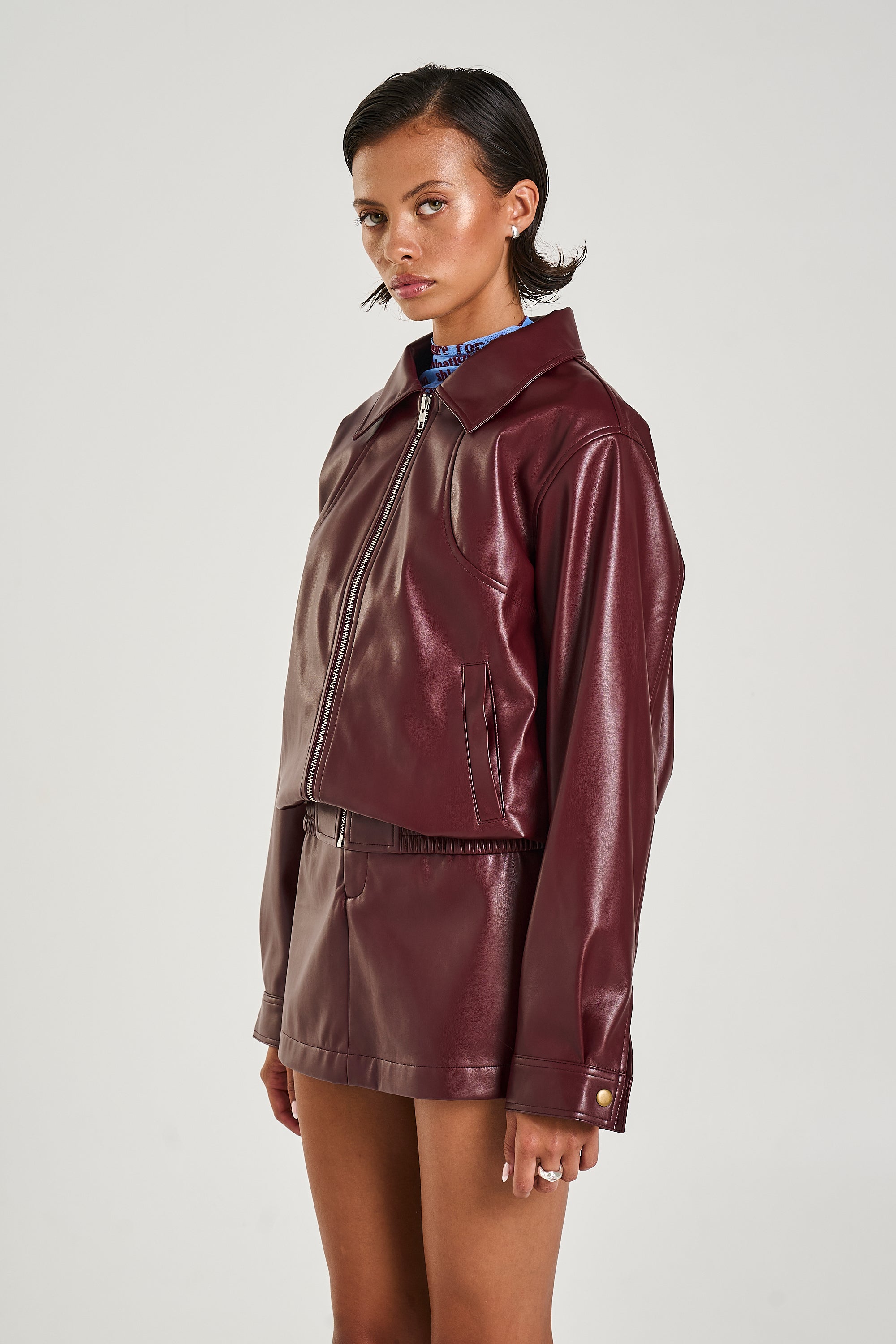 CROPPED BOMBER - KINA