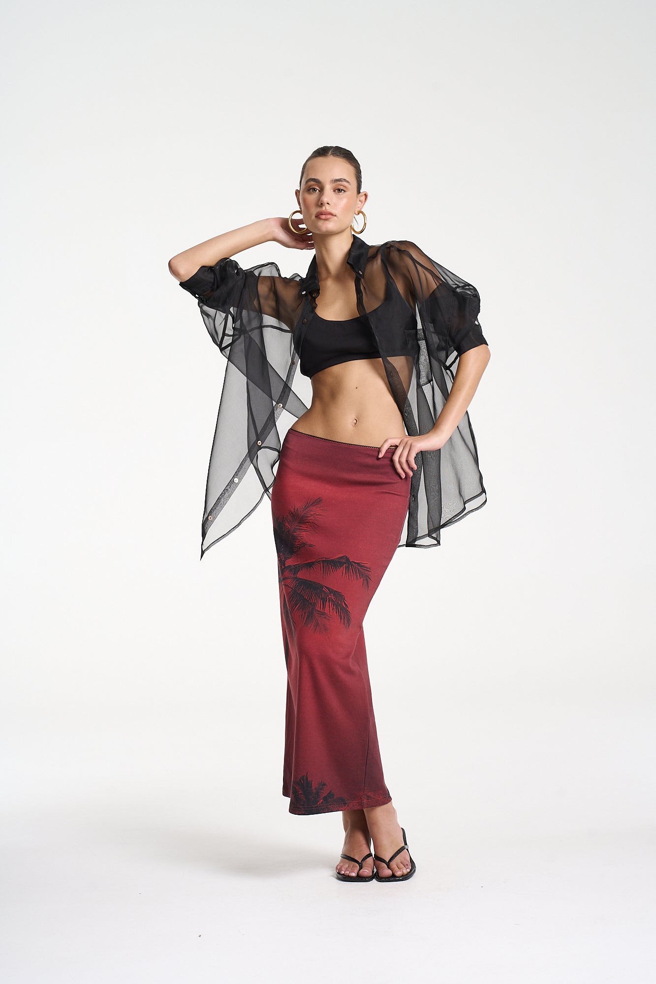 SPORTS CROP  - BLACK