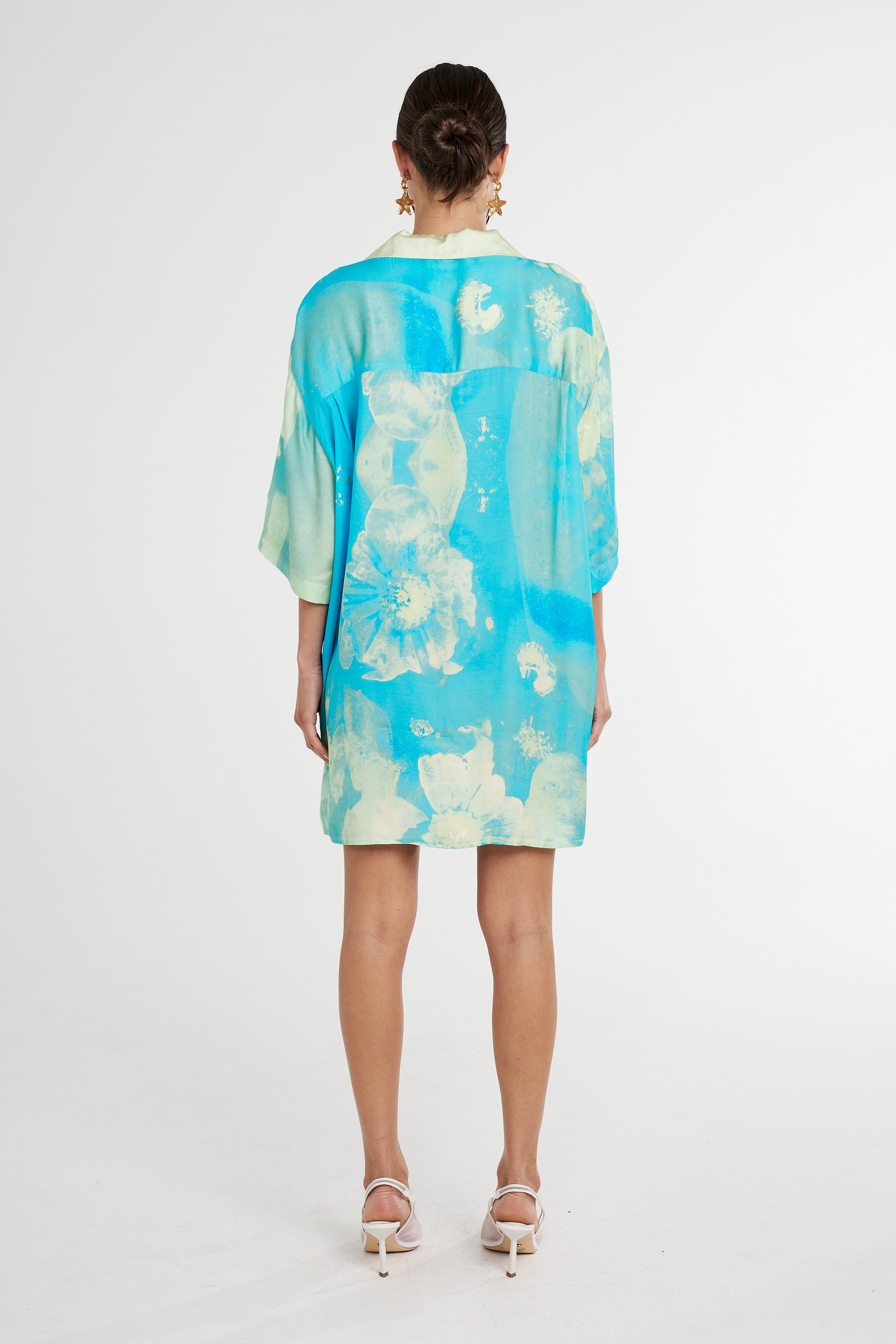 LUKA SHIRT DRESS - LEMON LUMEN