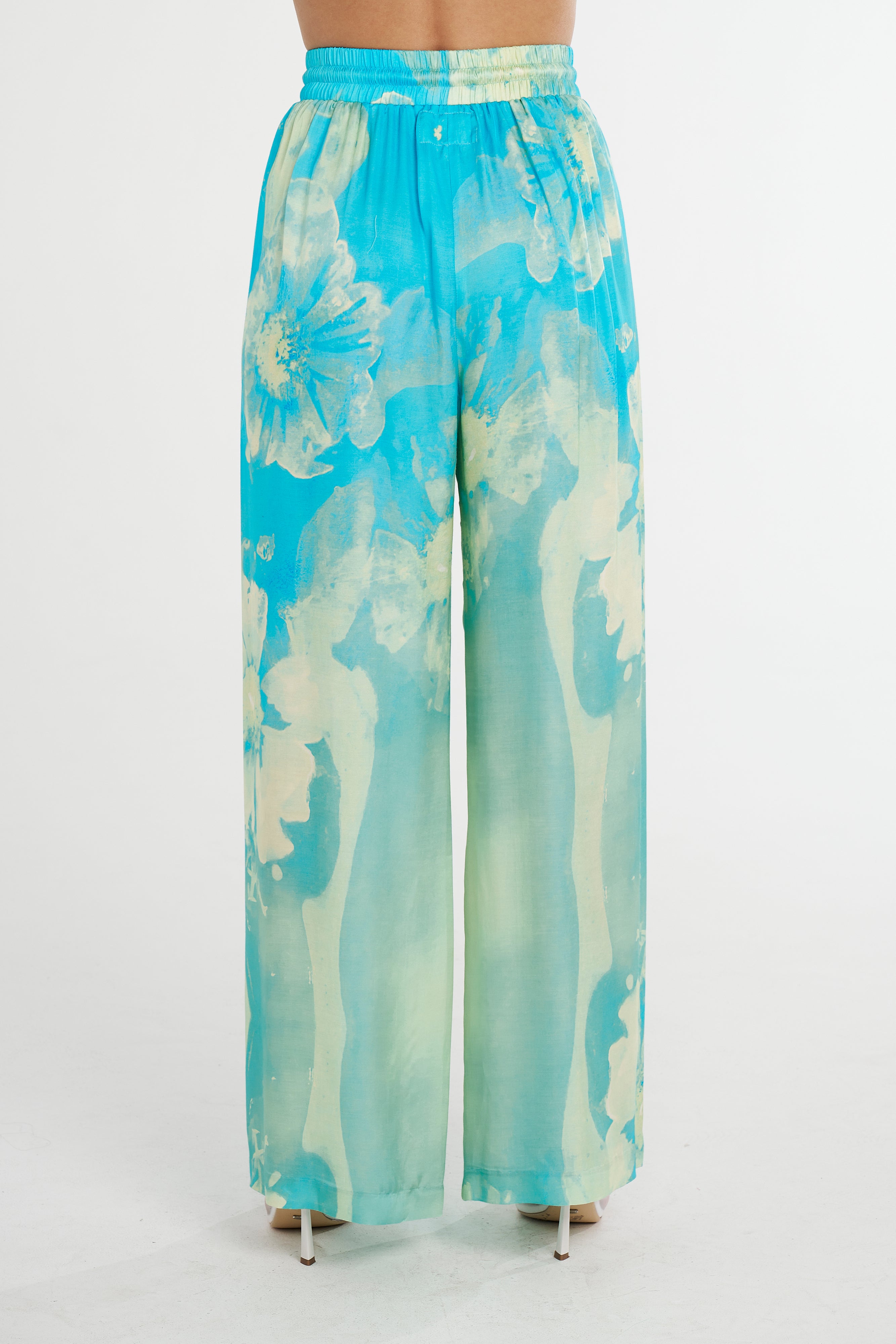 WIDE LEG PANT - LEMON LUMEN